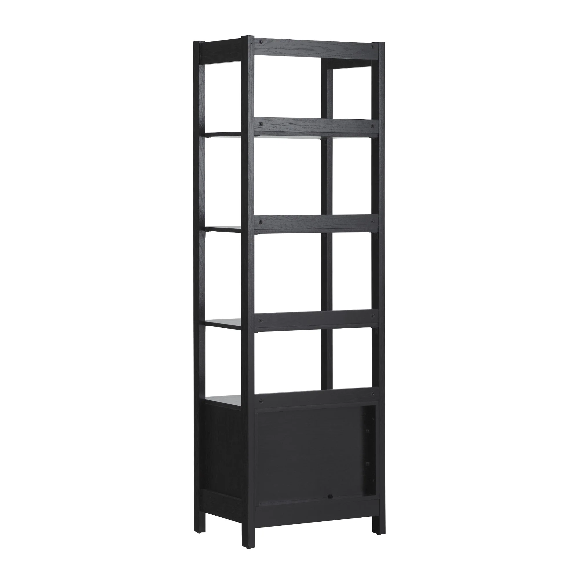 Jubilate Narrow Bookcase with Fluted Drawer and 4 Open Shelves - Image 11