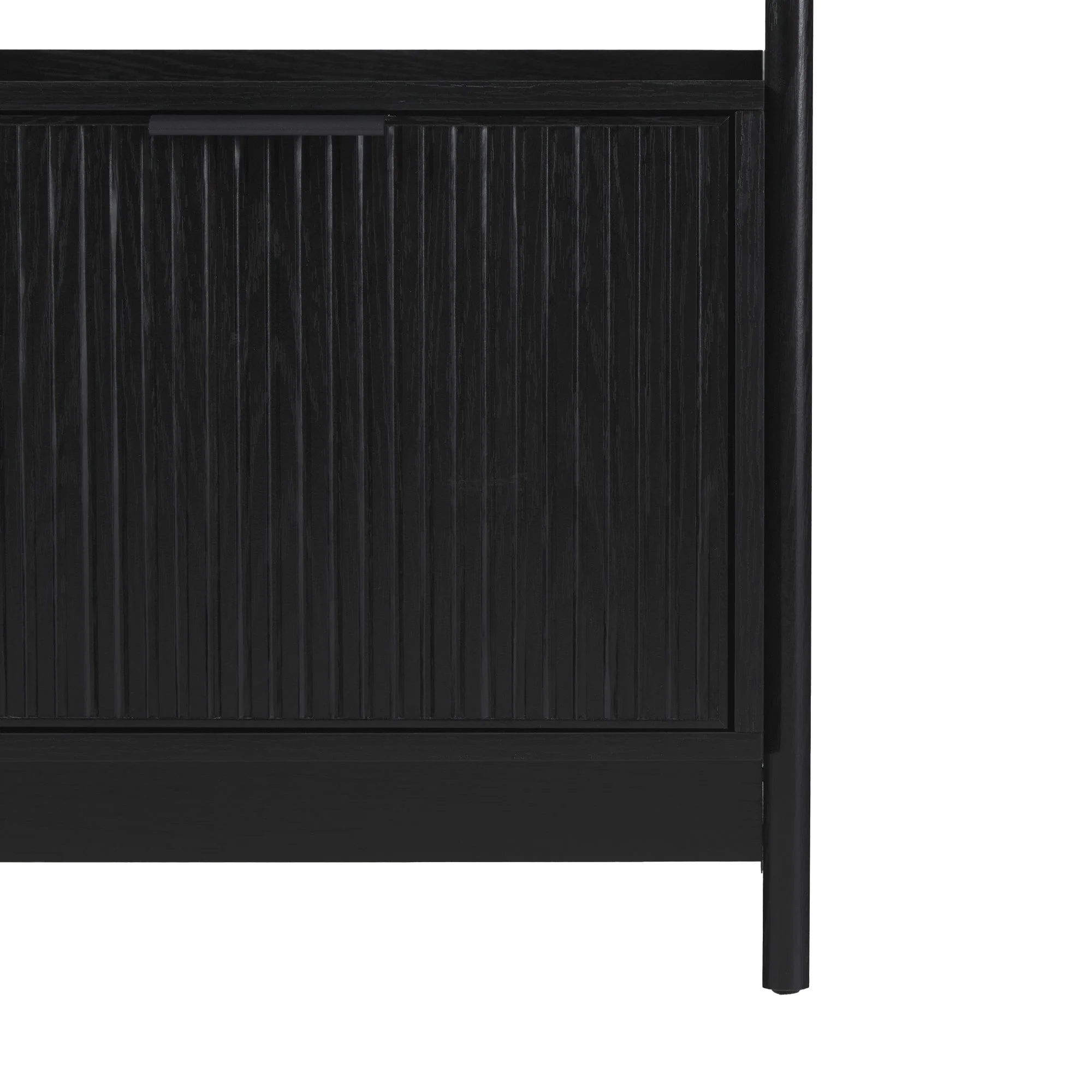 Jubilate Narrow Bookcase with Fluted Drawer and 4 Open Shelves - Image 13