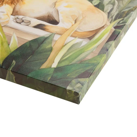 Jungle Lion Canvas Wall Art - Image 11