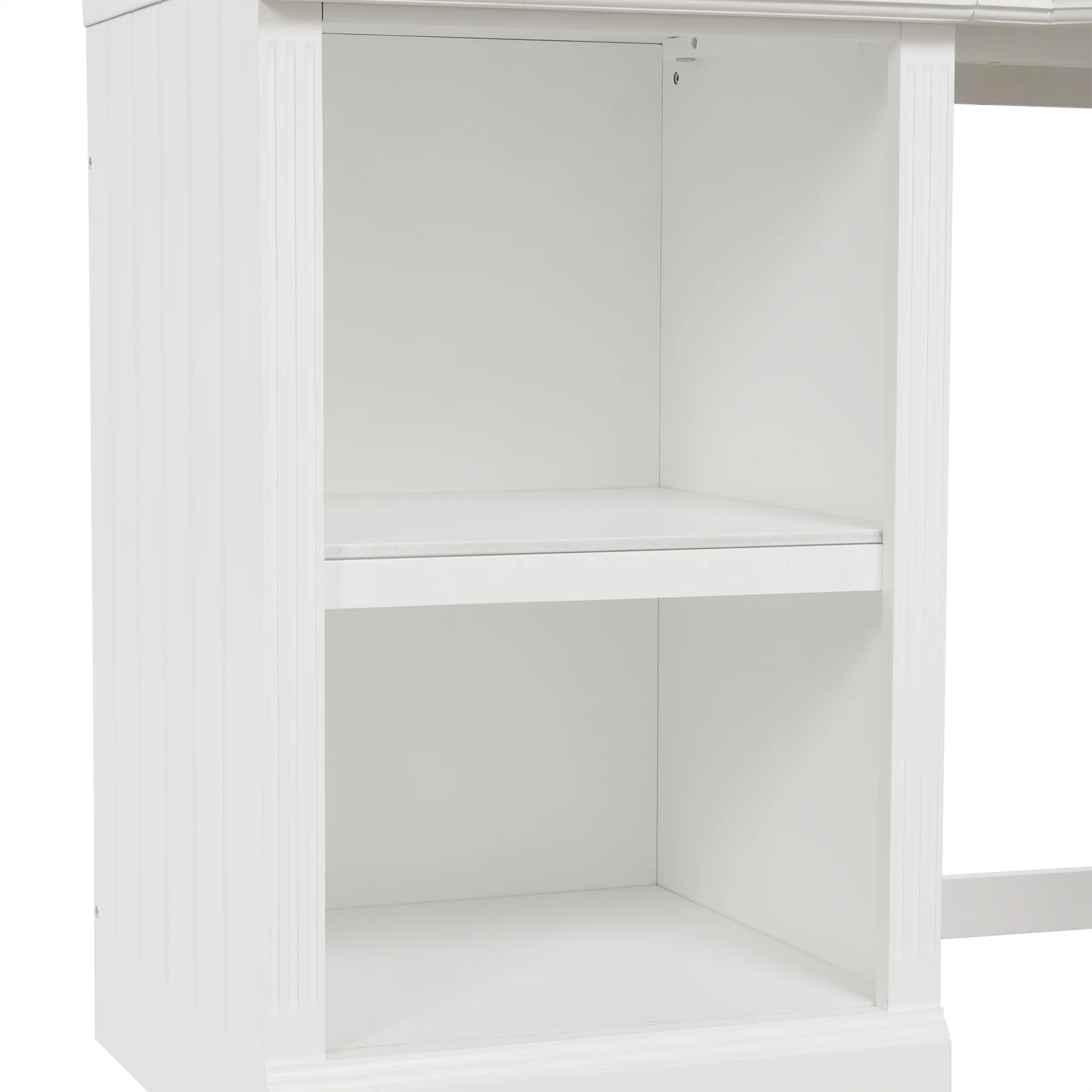 L Shaped Executive Desk with 2 Storage Cabinets and 3 Drawers - Image 18