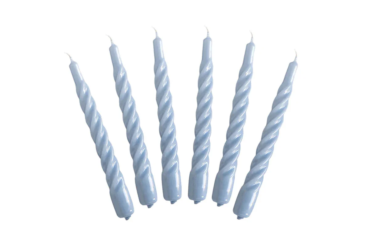 Lacquer Twisted Taper Candles, Set of 6 - Image 14