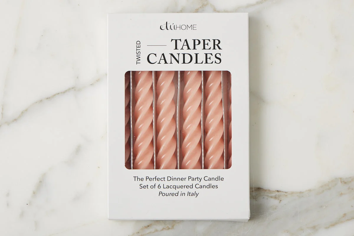 Lacquer Twisted Taper Candles, Set of 6 - Image 16