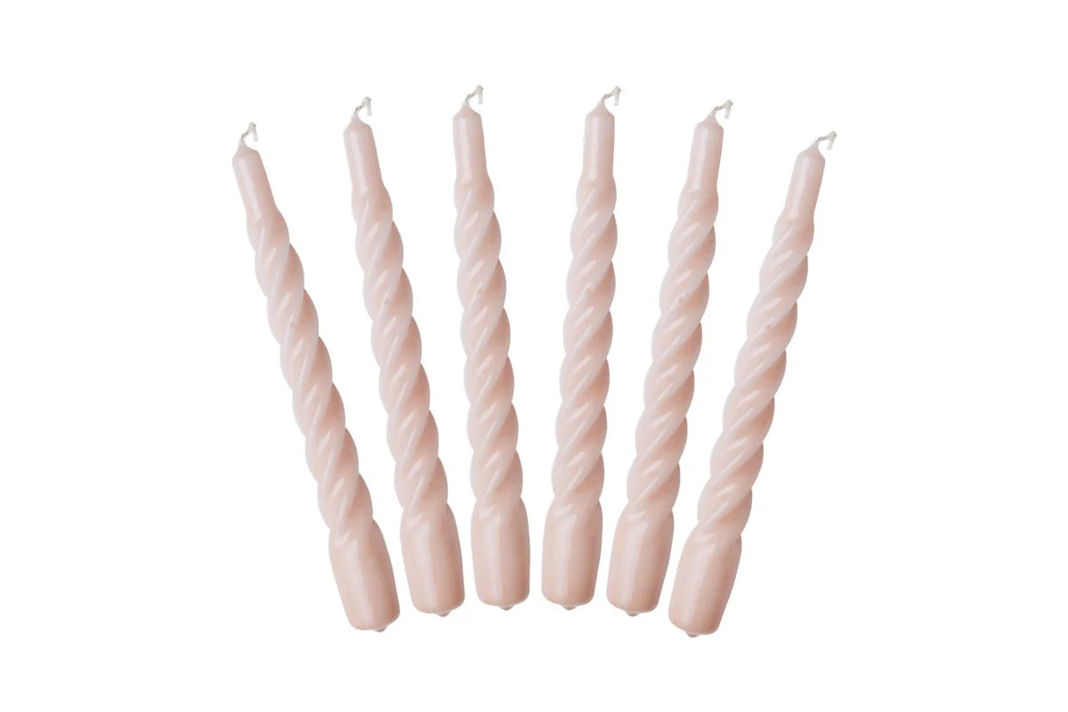 Lacquer Twisted Taper Candles, Set of 6 - Image 20