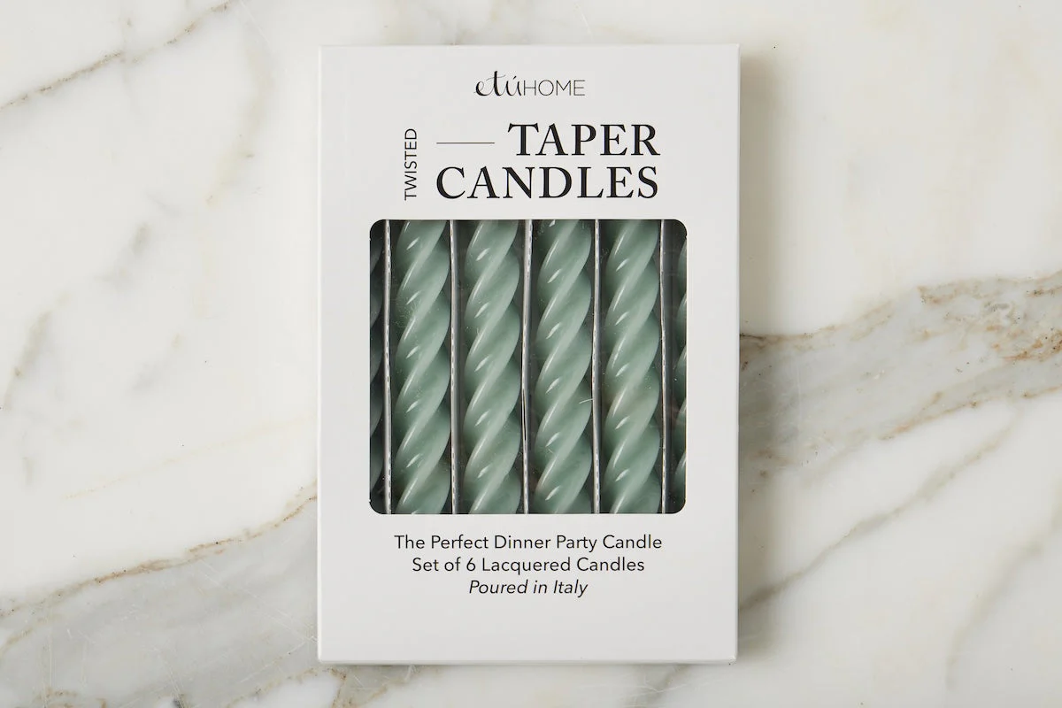 Lacquer Twisted Taper Candles, Set of 6 - Image 22