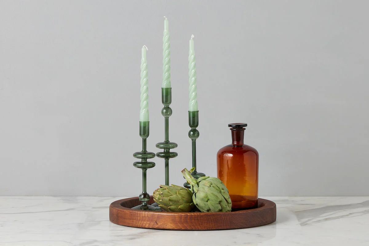 Lacquer Twisted Taper Candles, Set of 6 - Image 25
