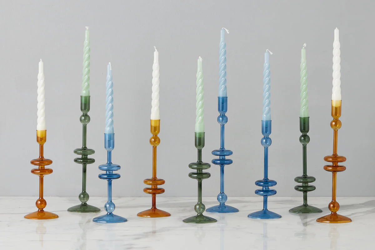 Lacquer Twisted Taper Candles, Set of 6 - Image 27