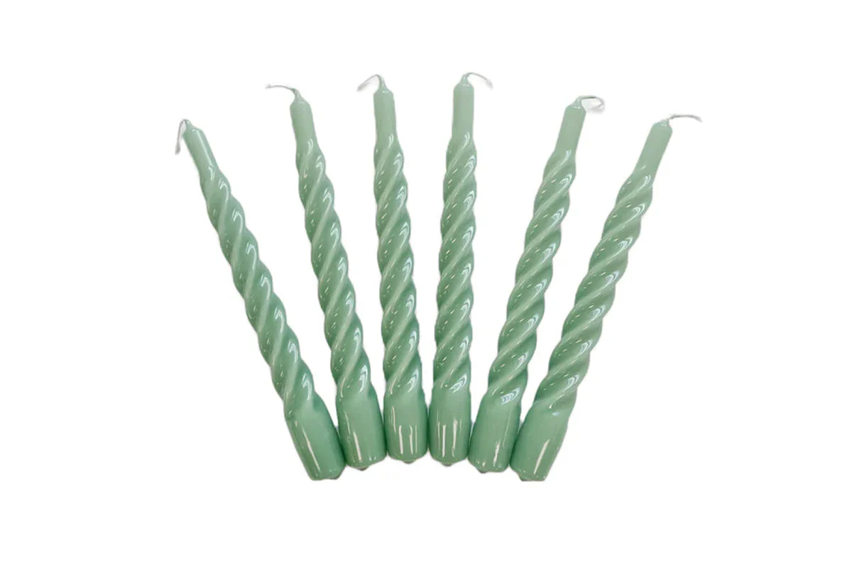 Lacquer Twisted Taper Candles, Set of 6 - Image 29