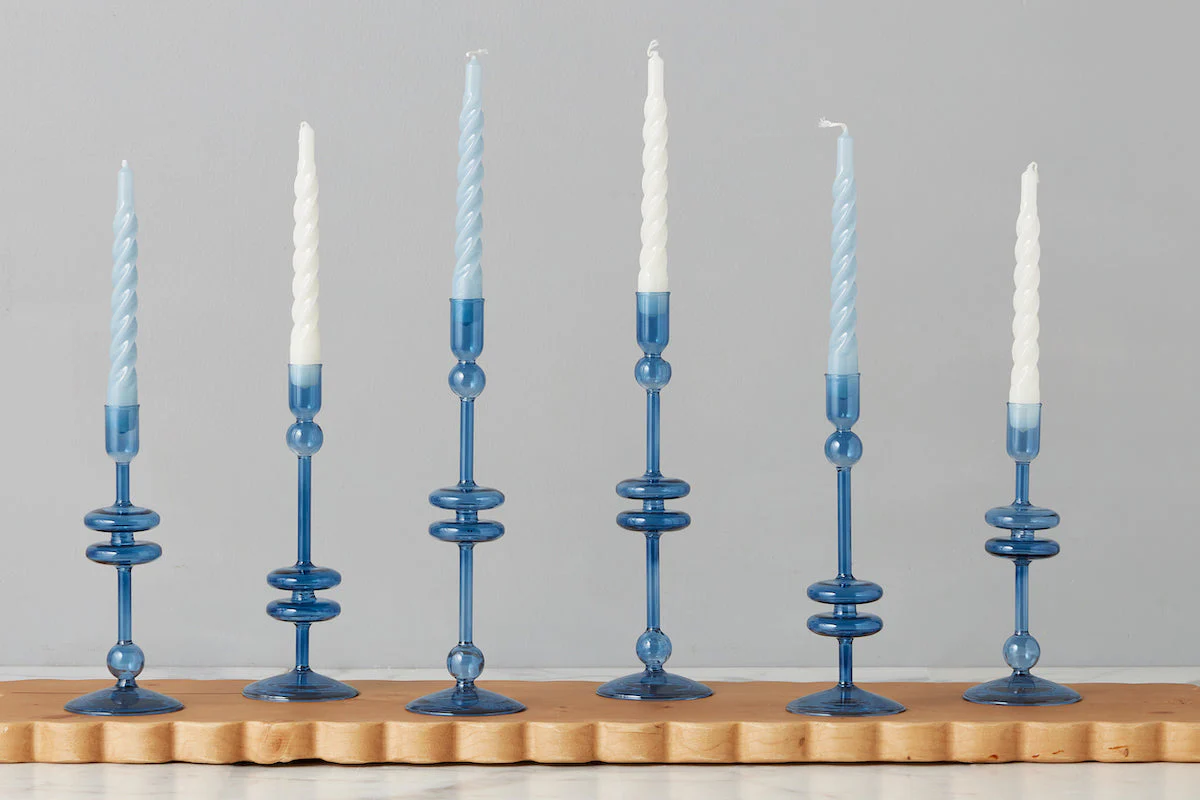 Lacquer Twisted Taper Candles, Set of 6 - Image 45
