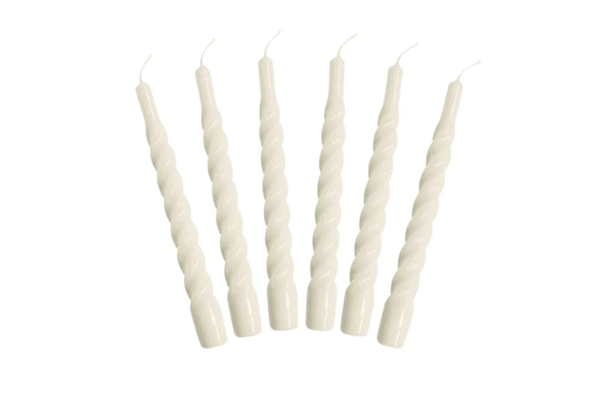 Lacquer Twisted Taper Candles, Set of 6 - Image 6