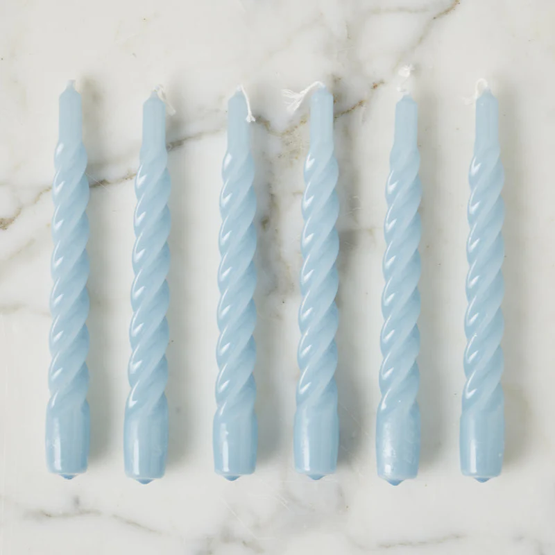 Lacquer Twisted Taper Candles, Set of 6 - Image 7