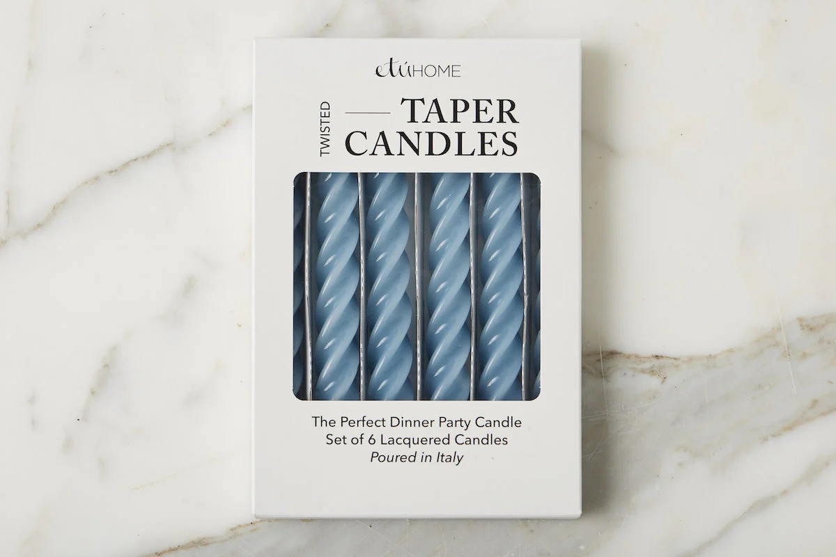 Lacquer Twisted Taper Candles, Set of 6 - Image 8