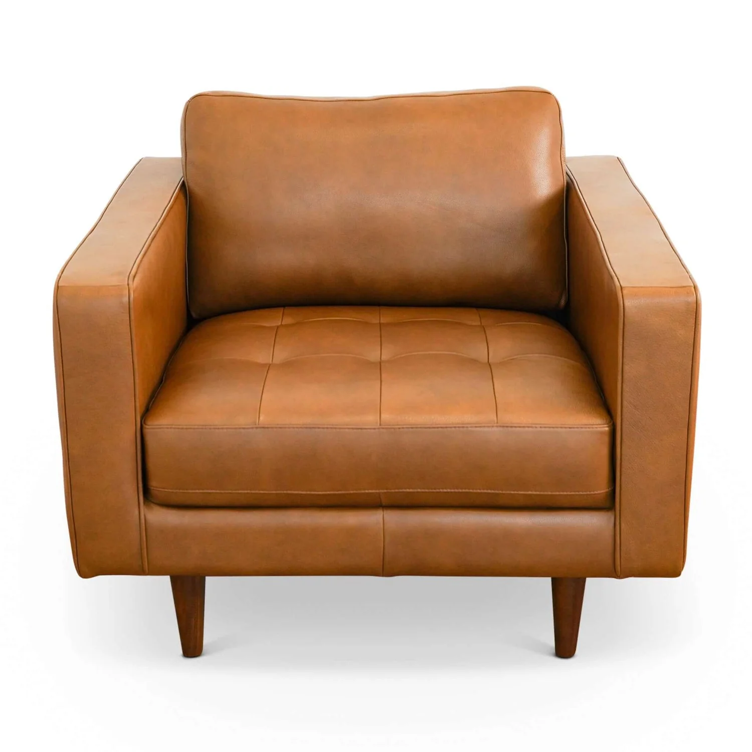 Leather Medium-Firm Lounge Chair - Image 3