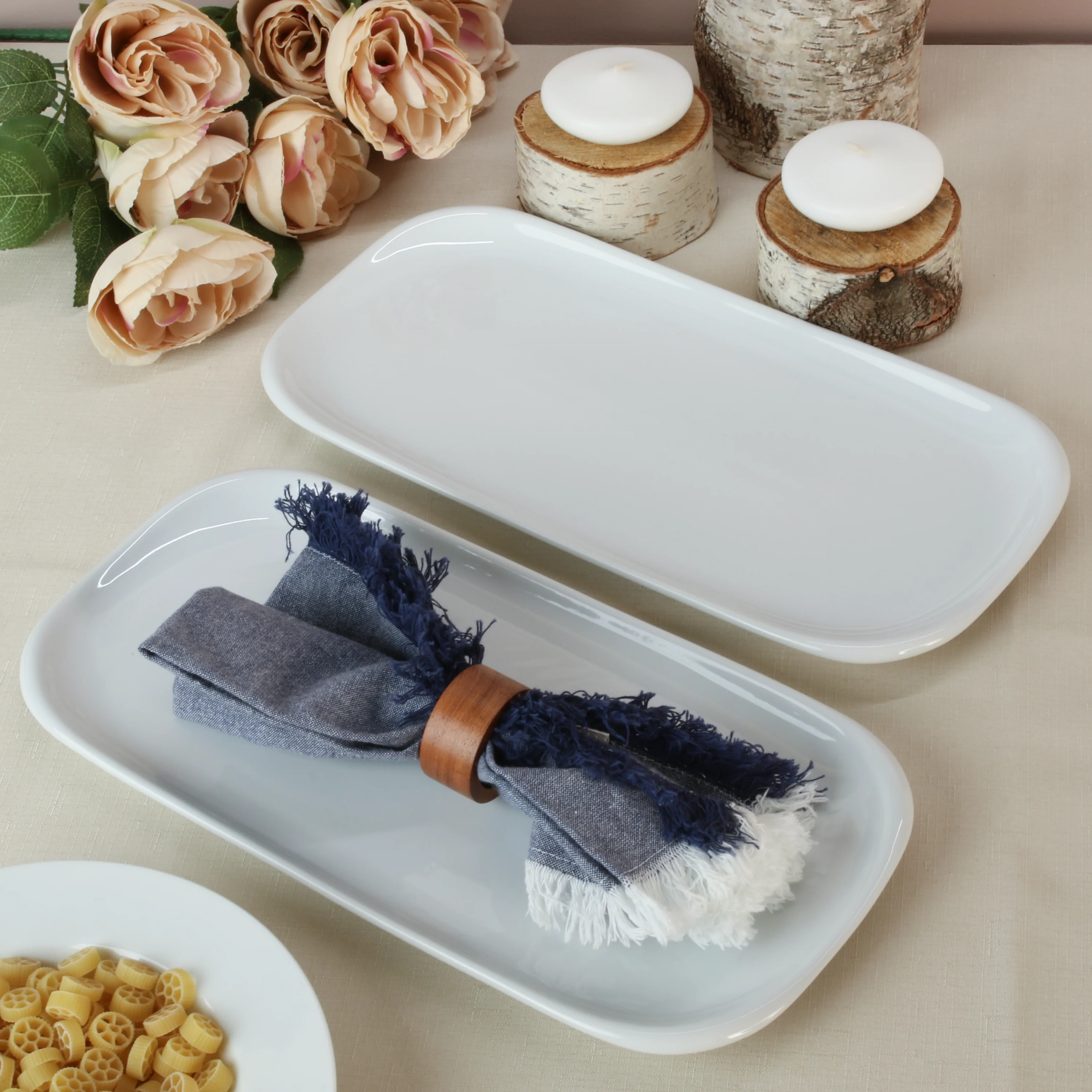 Lena Serving Platter 2 Piece Set - Image 5