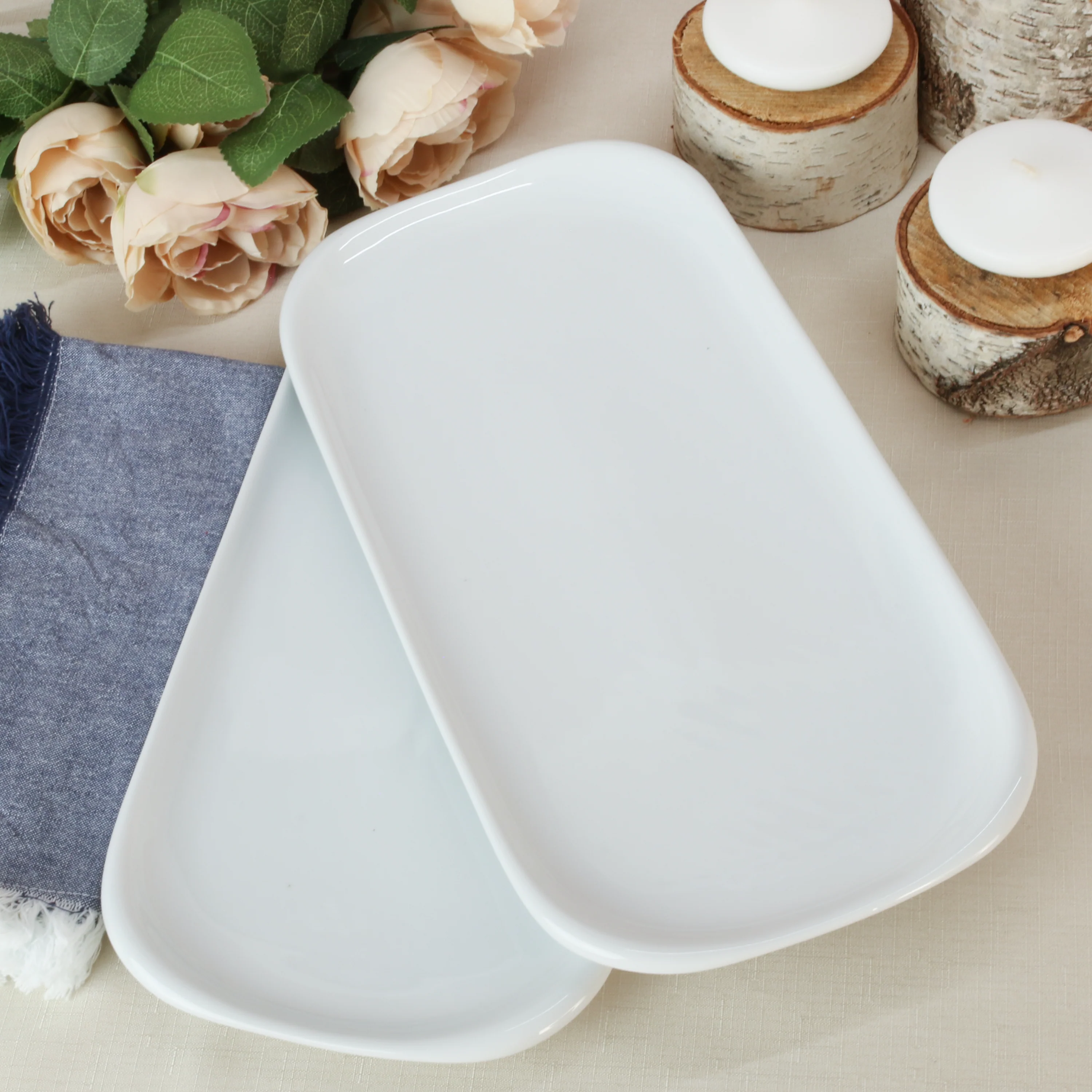 Lena Serving Platter 2 Piece Set - Image 6