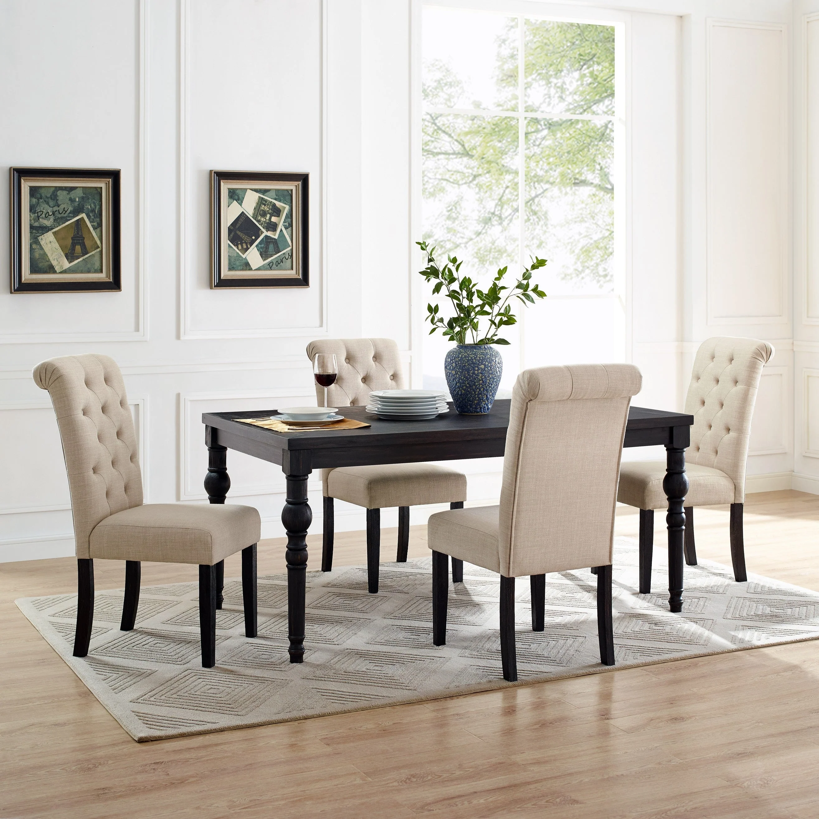 Levi Turned-Leg Dining Set - Image 2