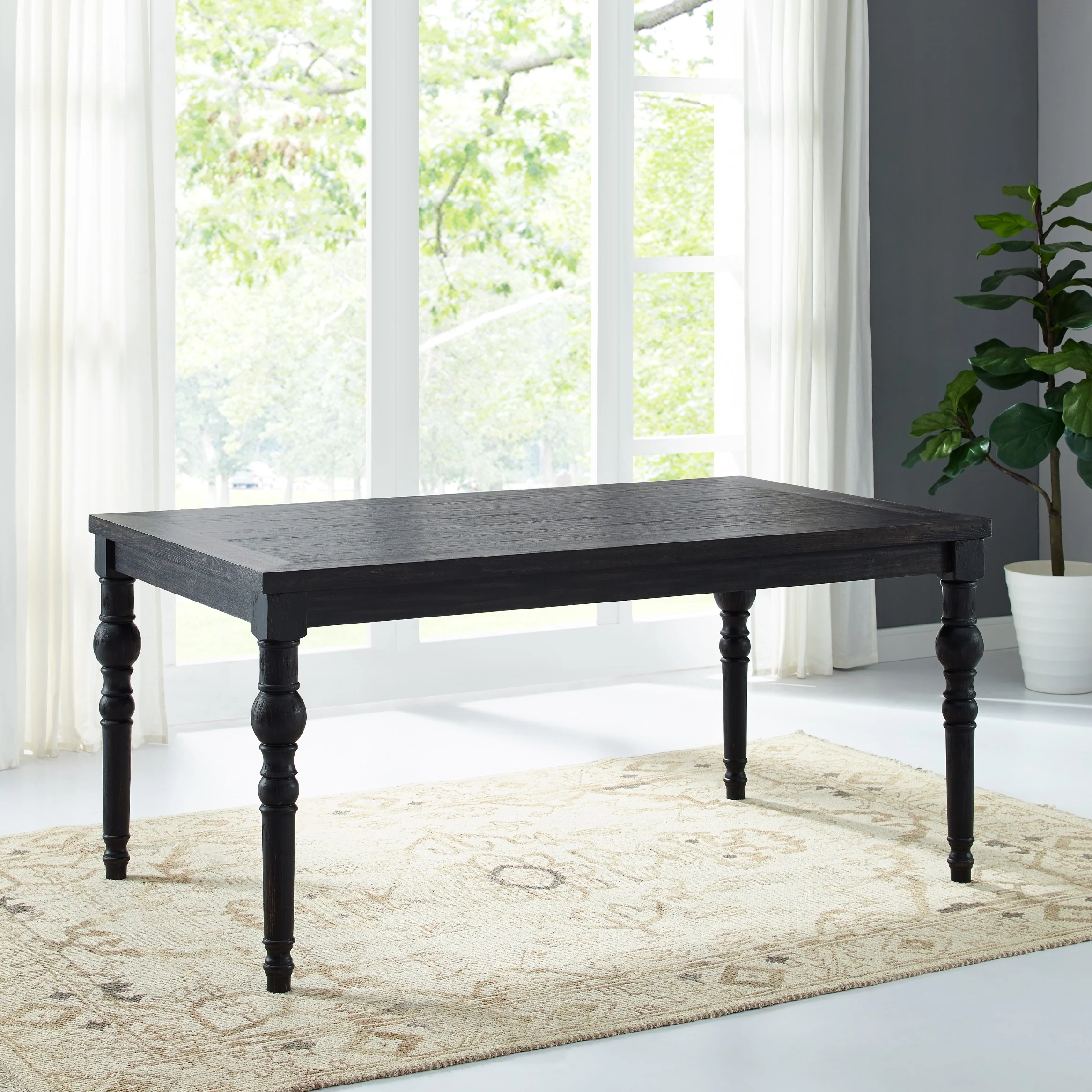 Levi Turned-Leg Dining Set - Image 4