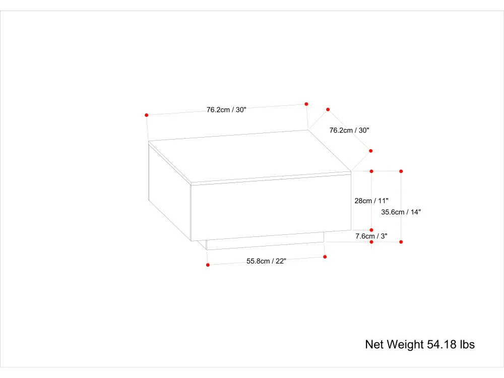 Lockhart Square Coffee Table - Image 9