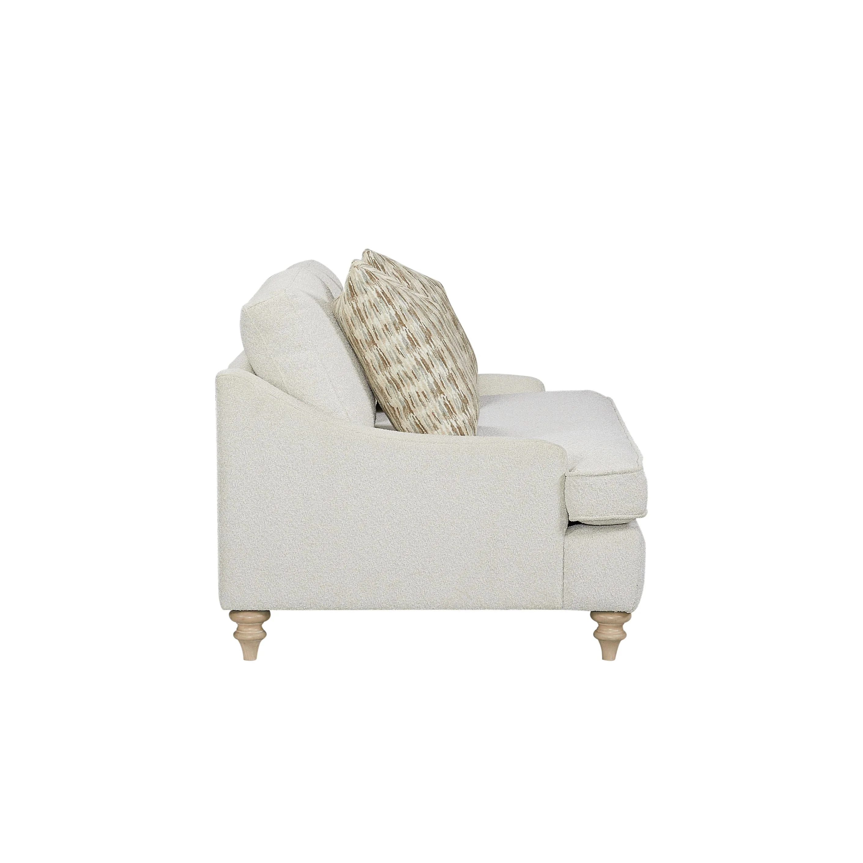 Loveseat Reversable Cushion with 2 Pillows - Image 4