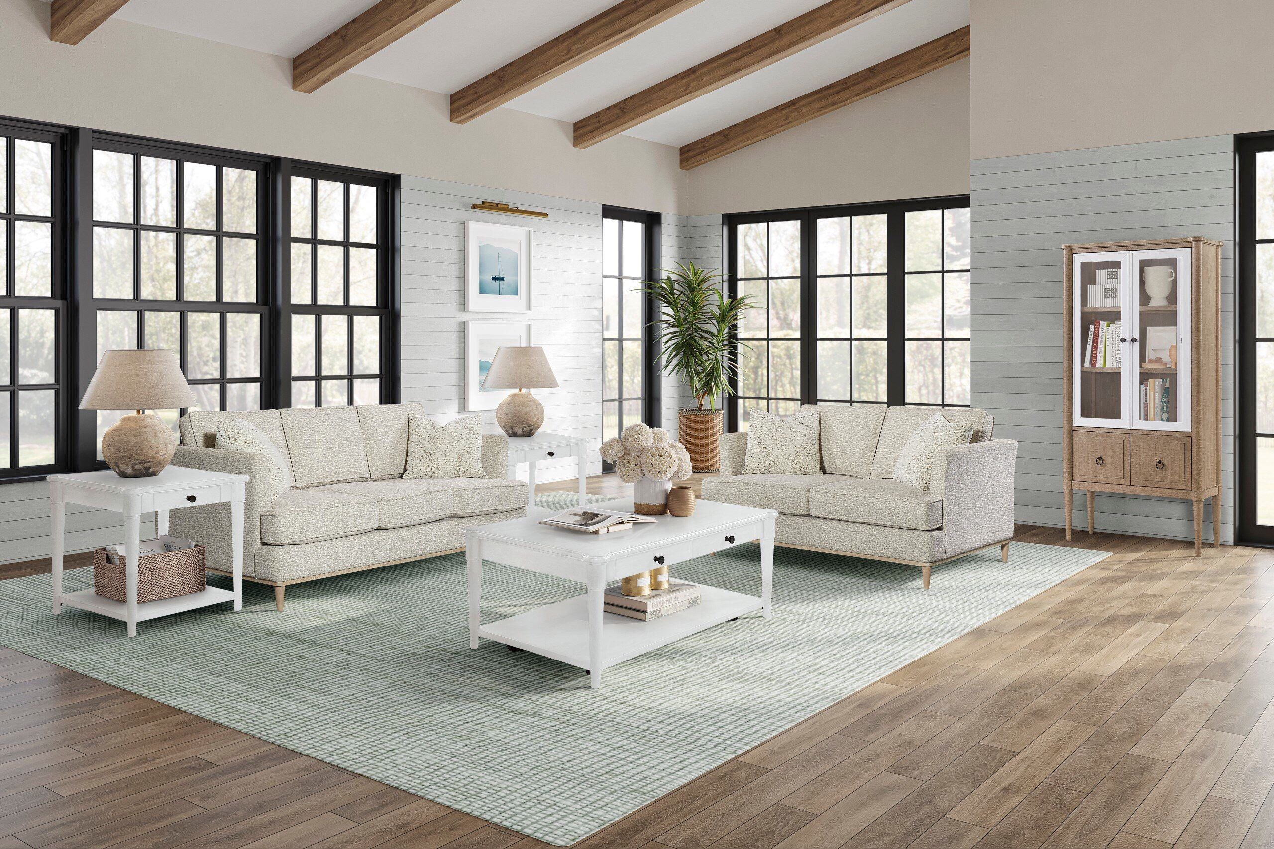 Loveseat with 2 Reversable Cushions and 2 Pillows - Image 2