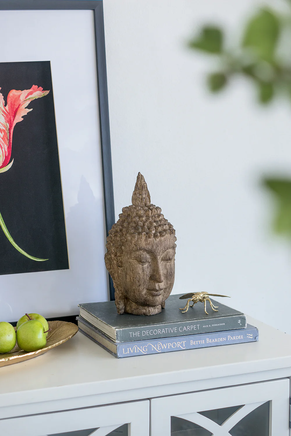Meditating Buddha Head Sculpture, Large - Image 10