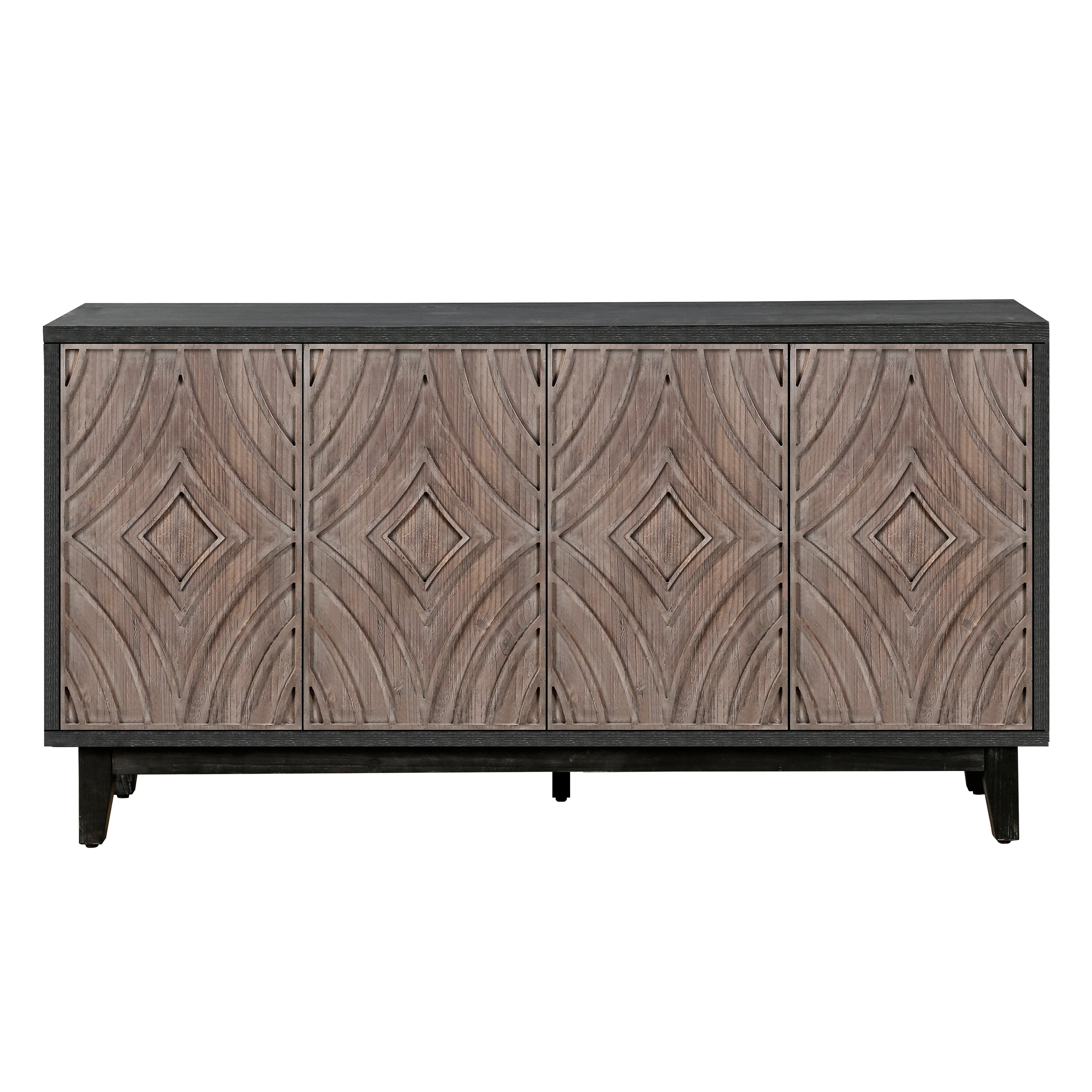 Mid Century Sideboard Buffet Cabinet - Image 5