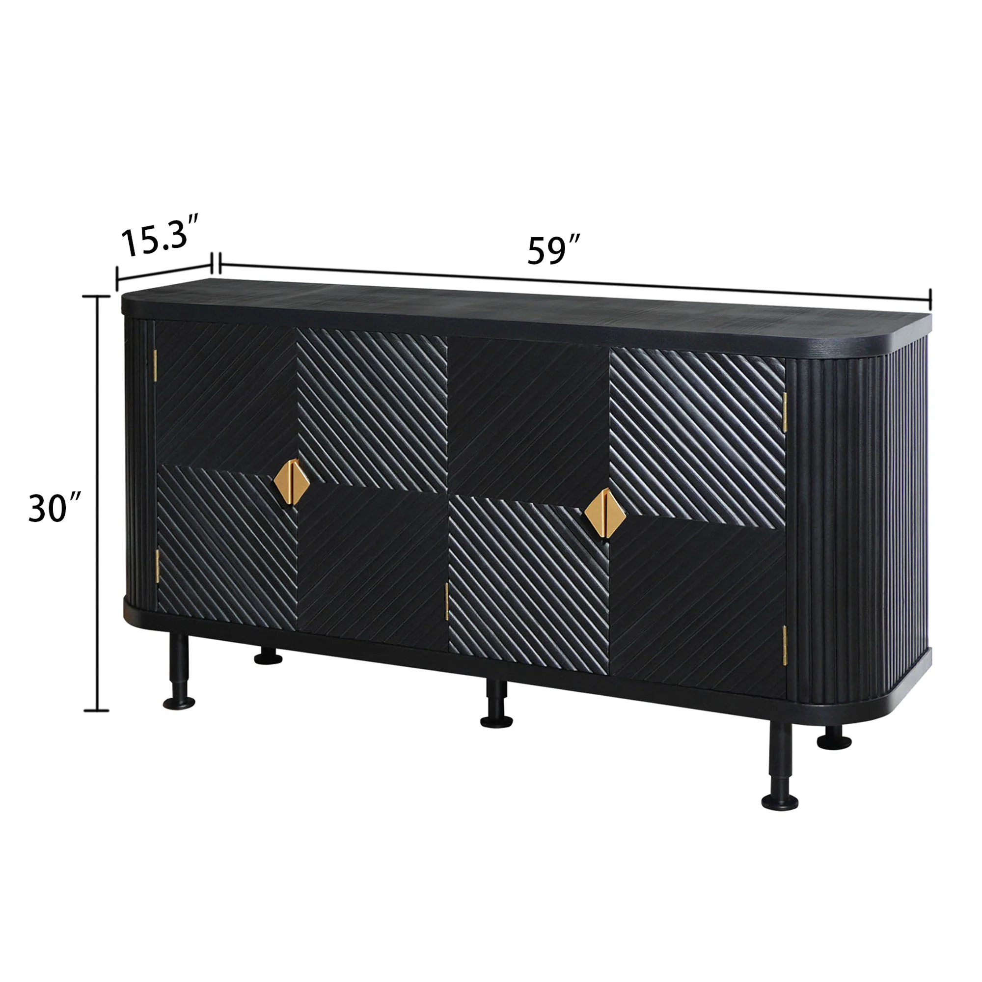 Modern Accent Buffet Cabinet - Image 12