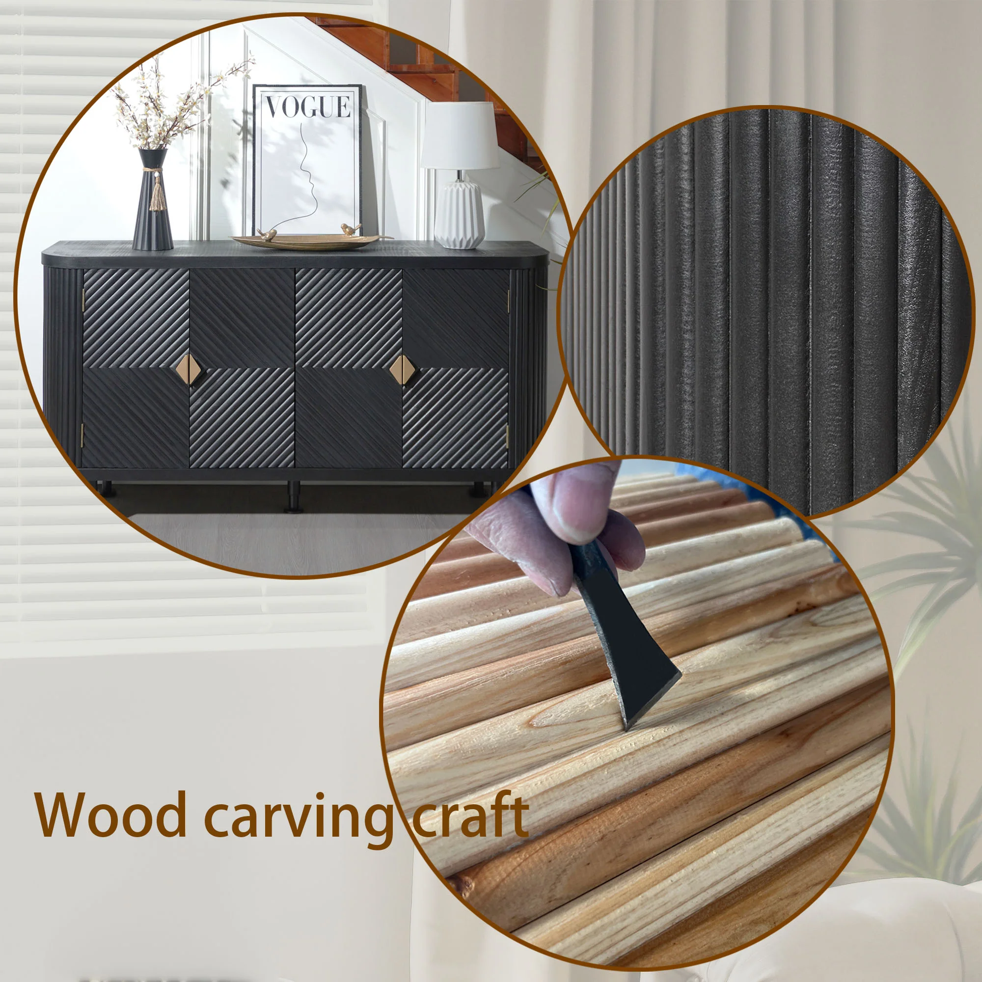 Modern Accent Buffet Cabinet - Image 8