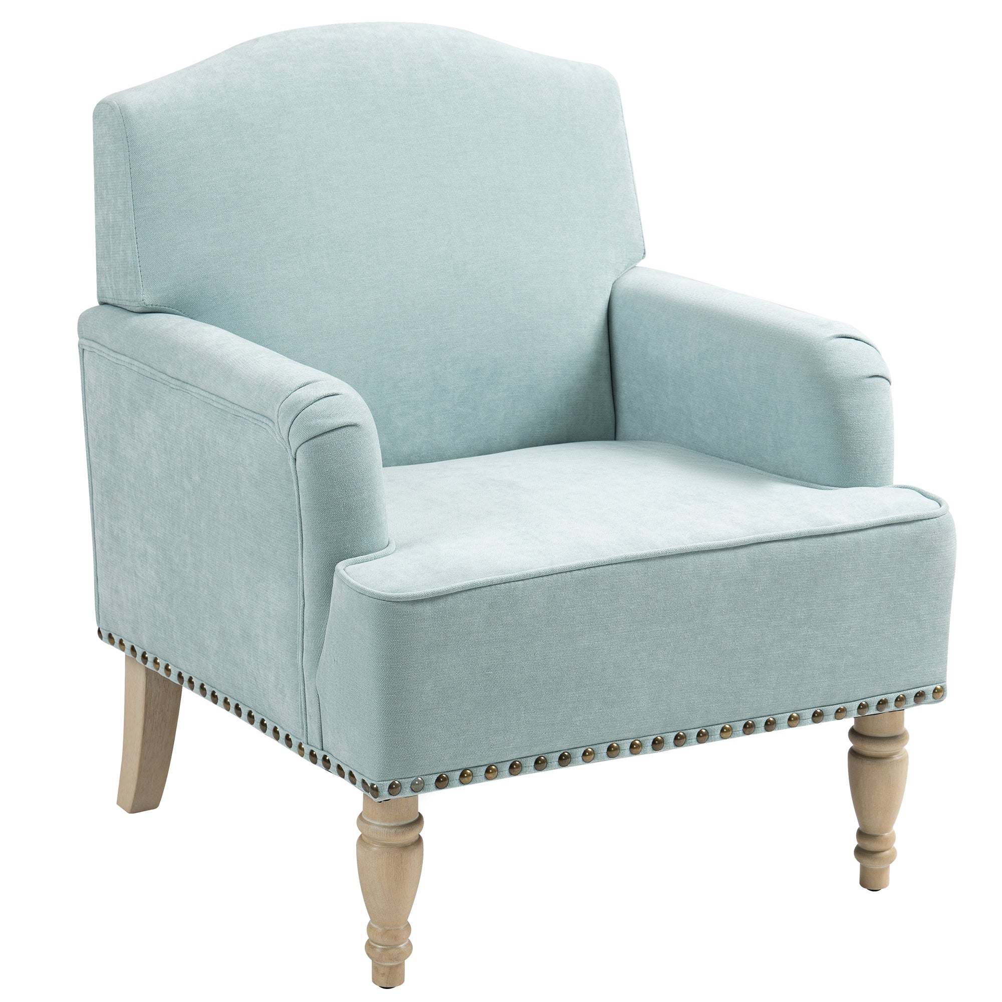 Nailhead Trim Upholstered Accent Chair - Image 16