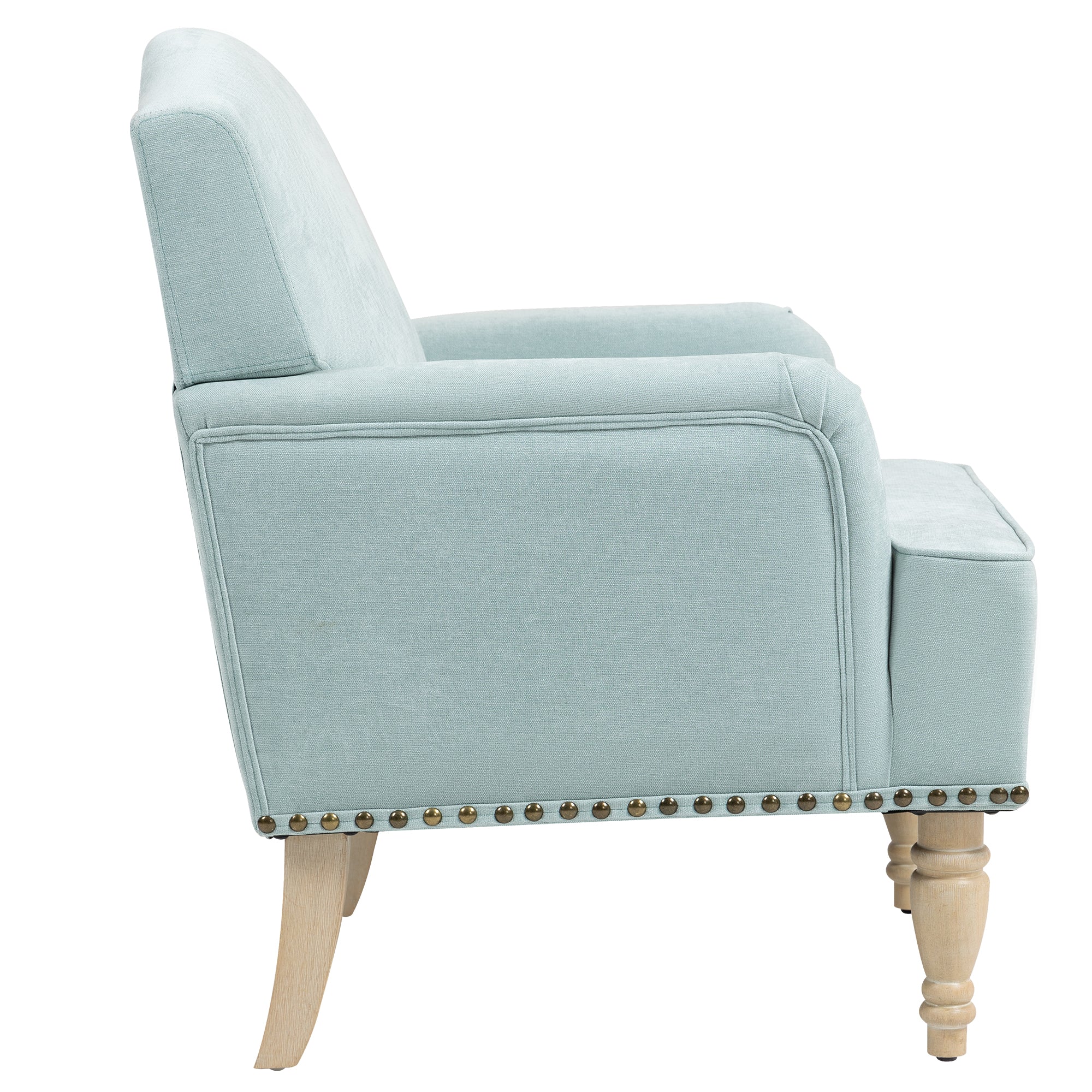 Nailhead Trim Upholstered Accent Chair - Image 17