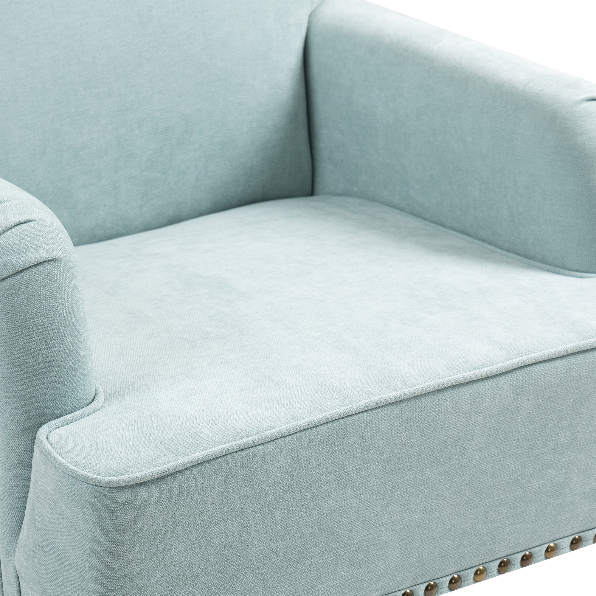 Nailhead Trim Upholstered Accent Chair - Image 26