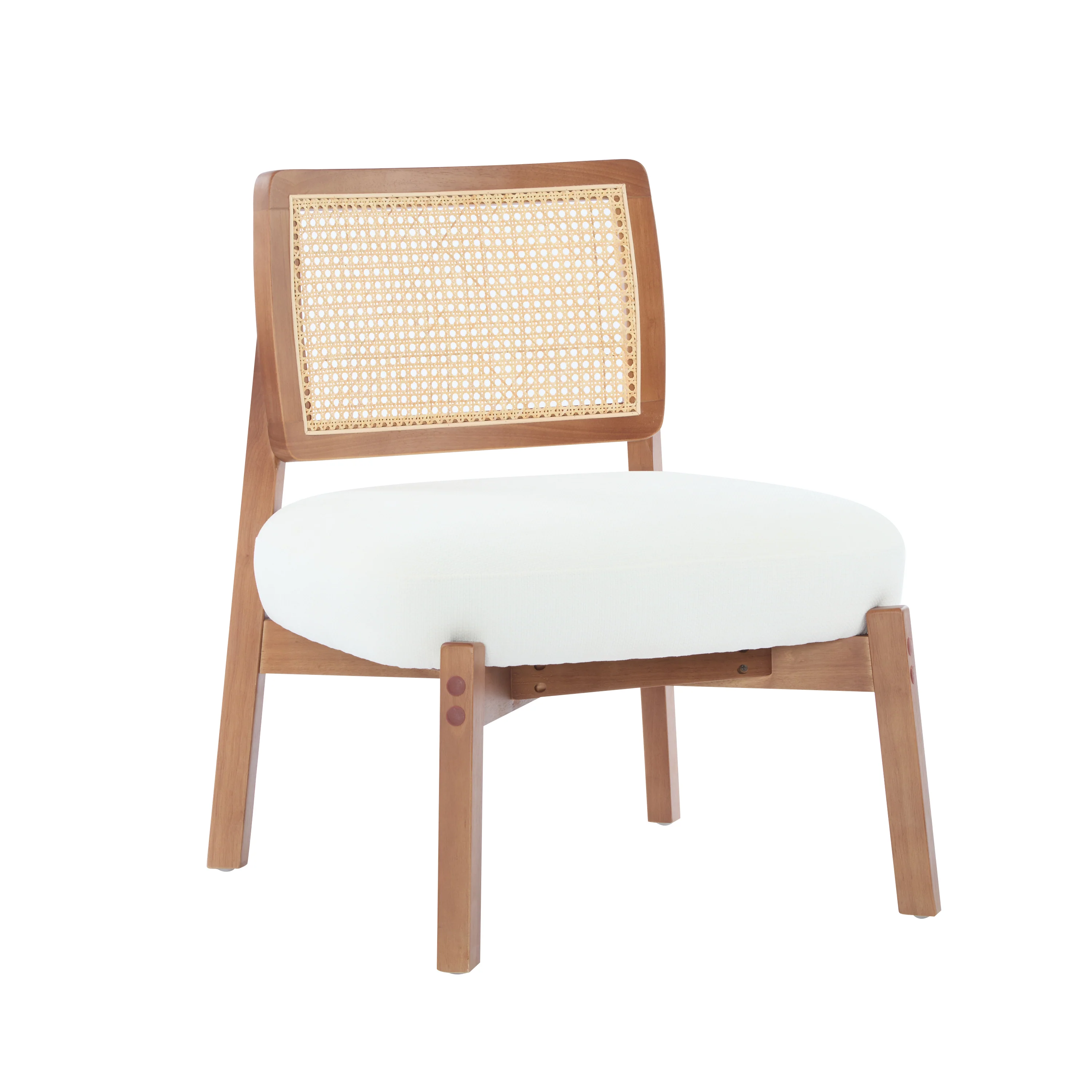 Modern Beige Lounge Chair - Image 7