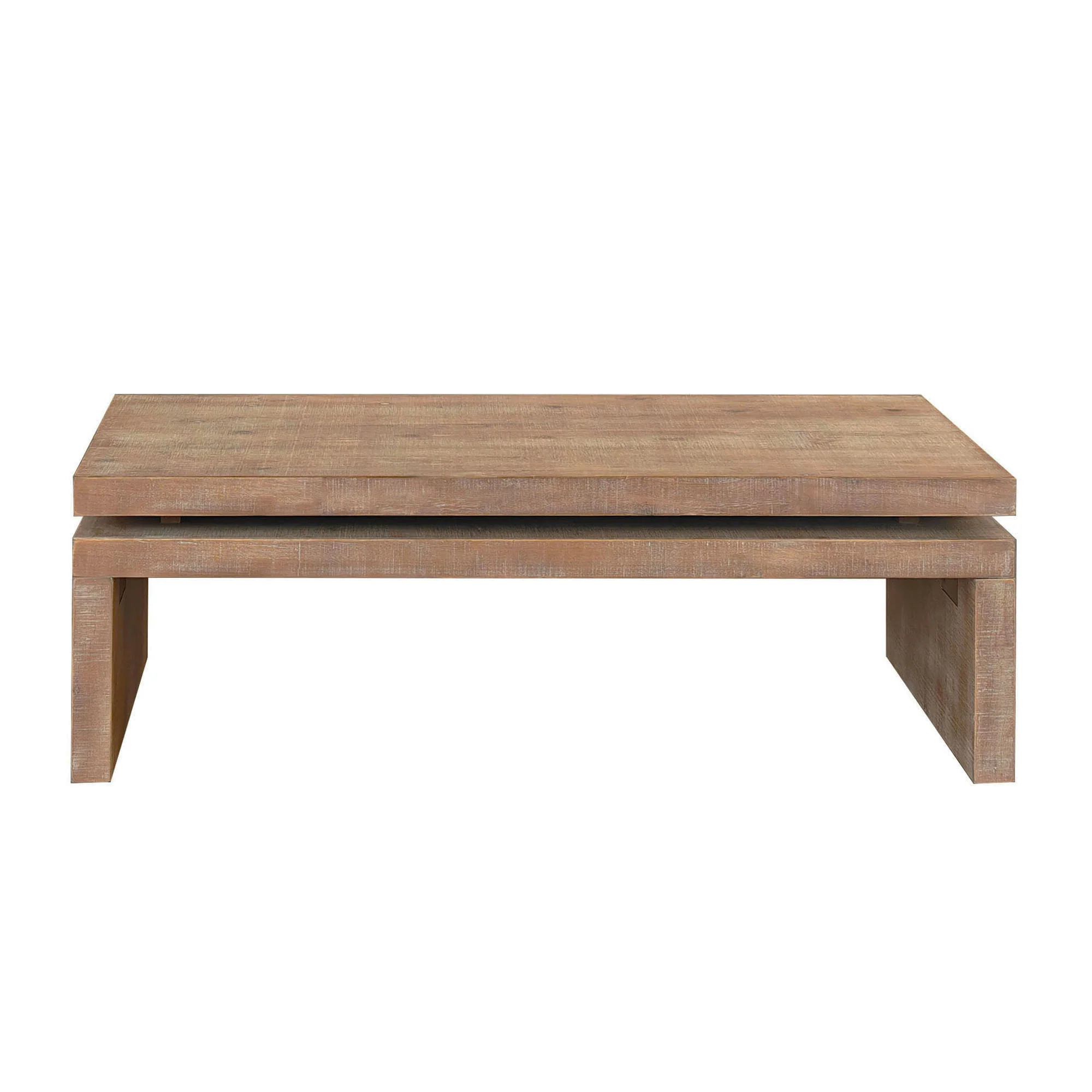 Modern Black Wood Coffee Table - Image 12