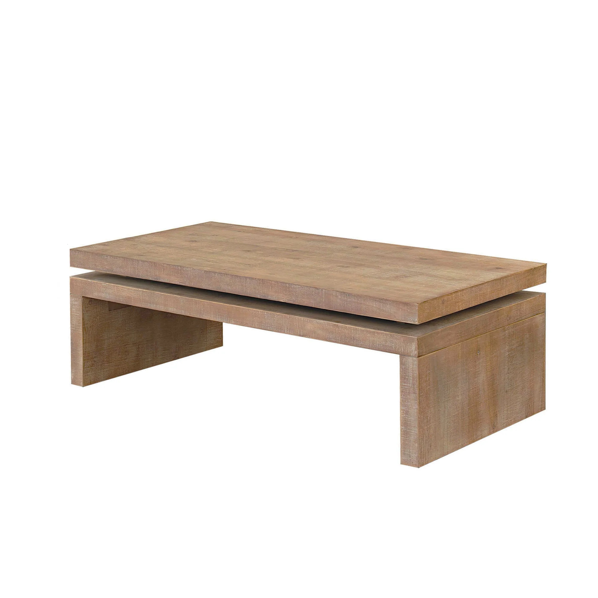 Modern Black Wood Coffee Table - Image 13