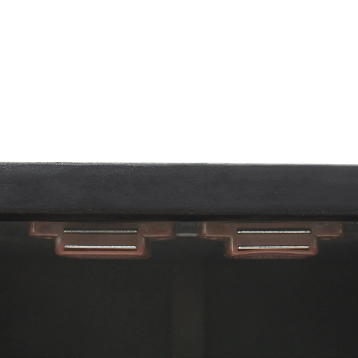 Modern Black Wood Storage Cabinet - Image 8