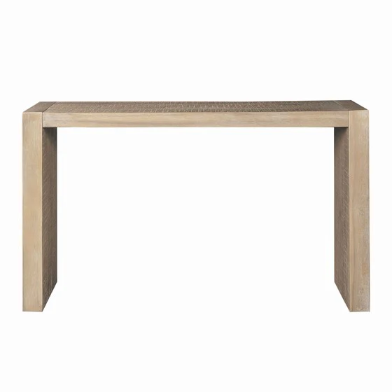 Solid Wood Waterfall Console Table - Image 5