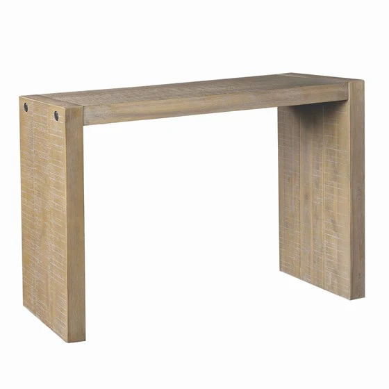 Solid Wood Waterfall Console Table - Image 8