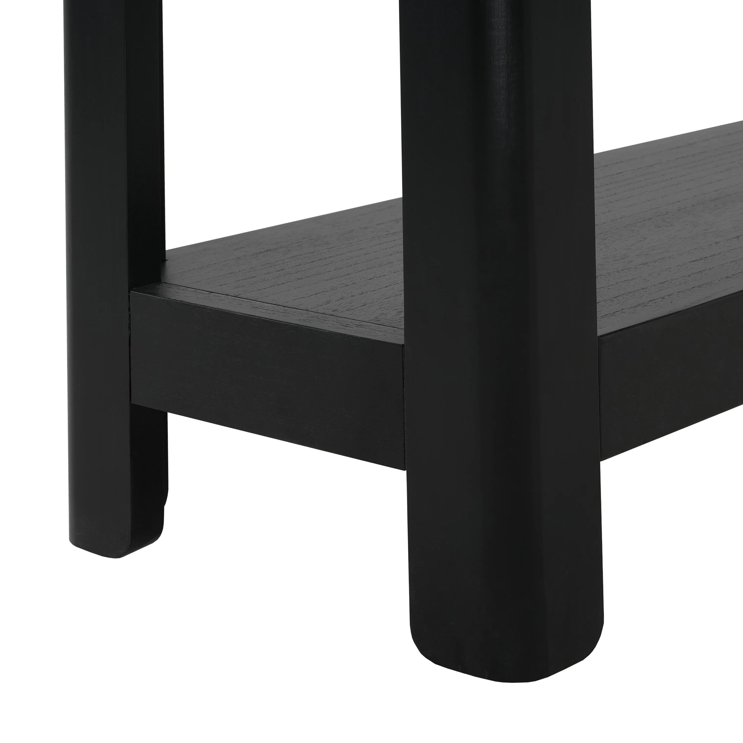 Modern Farmhouse Minimalist Rounded Console Table - Image 11