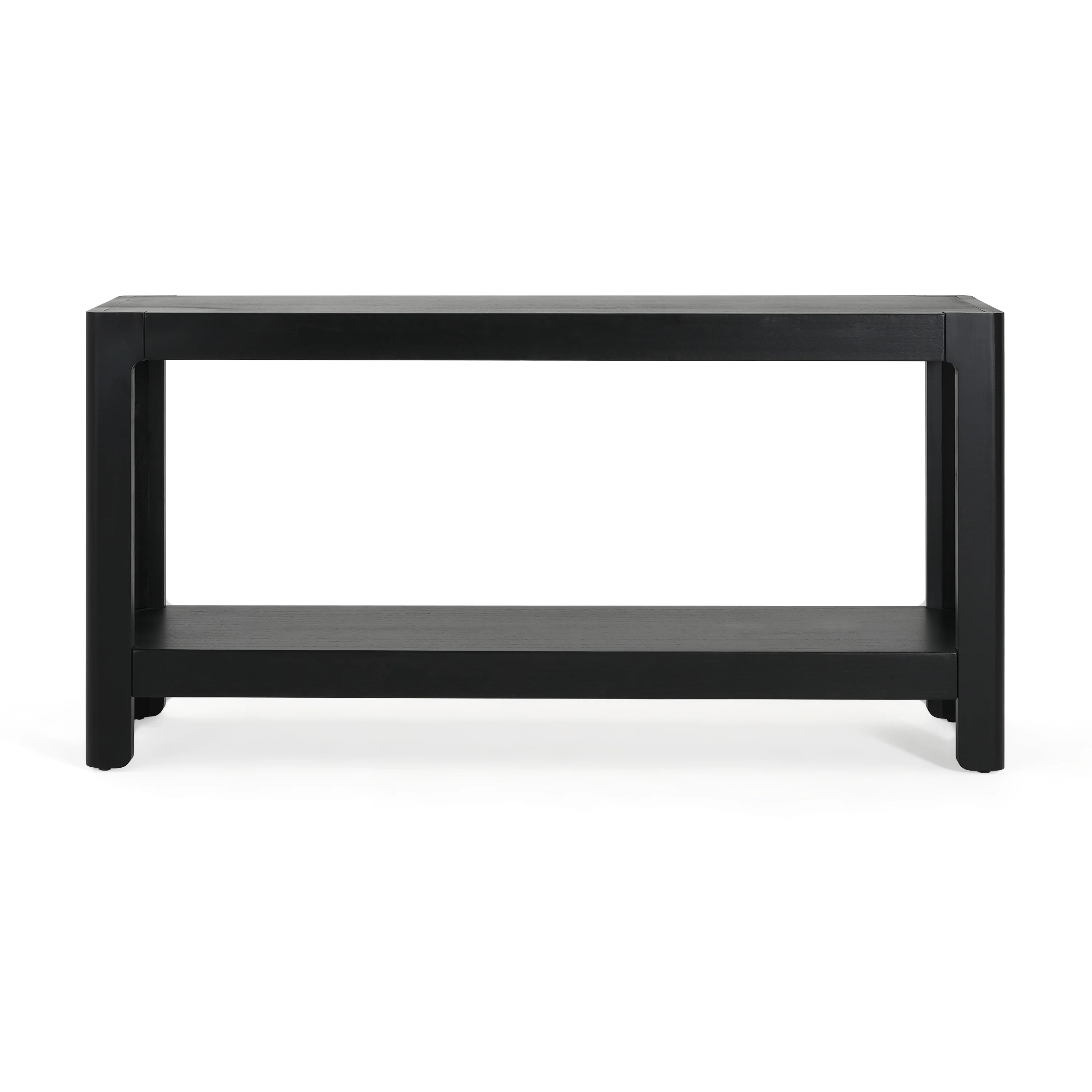 Modern Farmhouse Minimalist Rounded Console Table - Image 3
