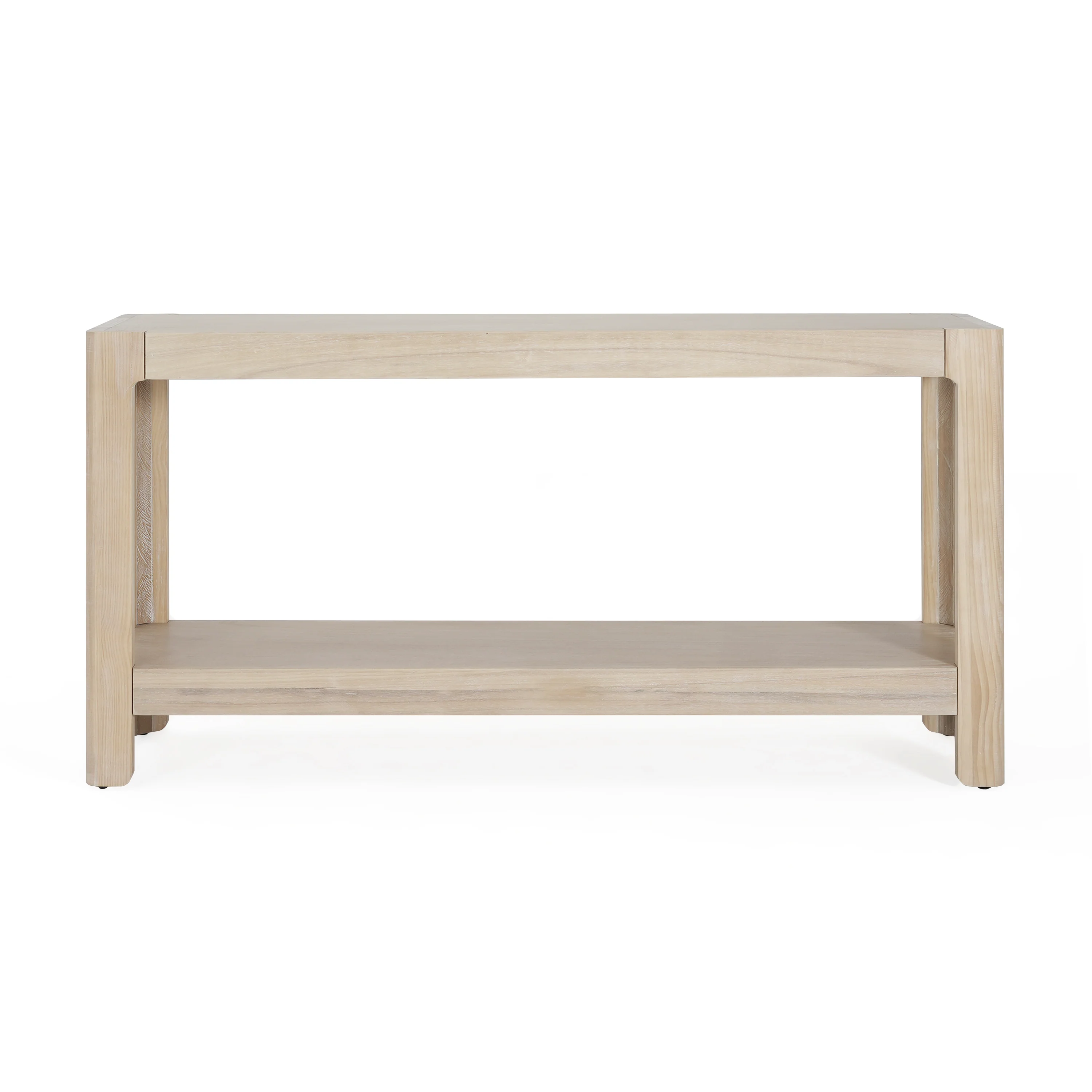 Modern Farmhouse Minimalist Rounded Console Table - Image 30