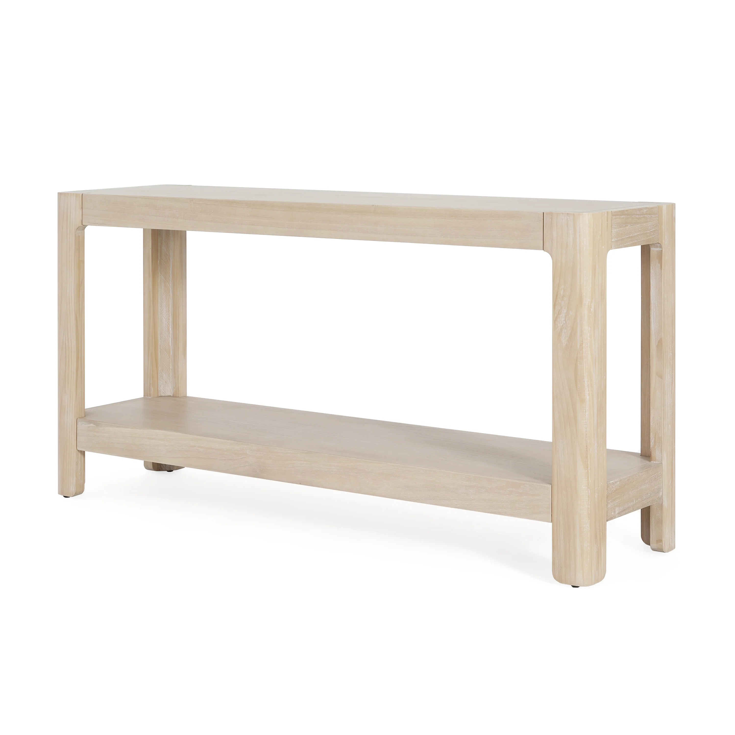 Modern Farmhouse Minimalist Rounded Console Table - Image 31