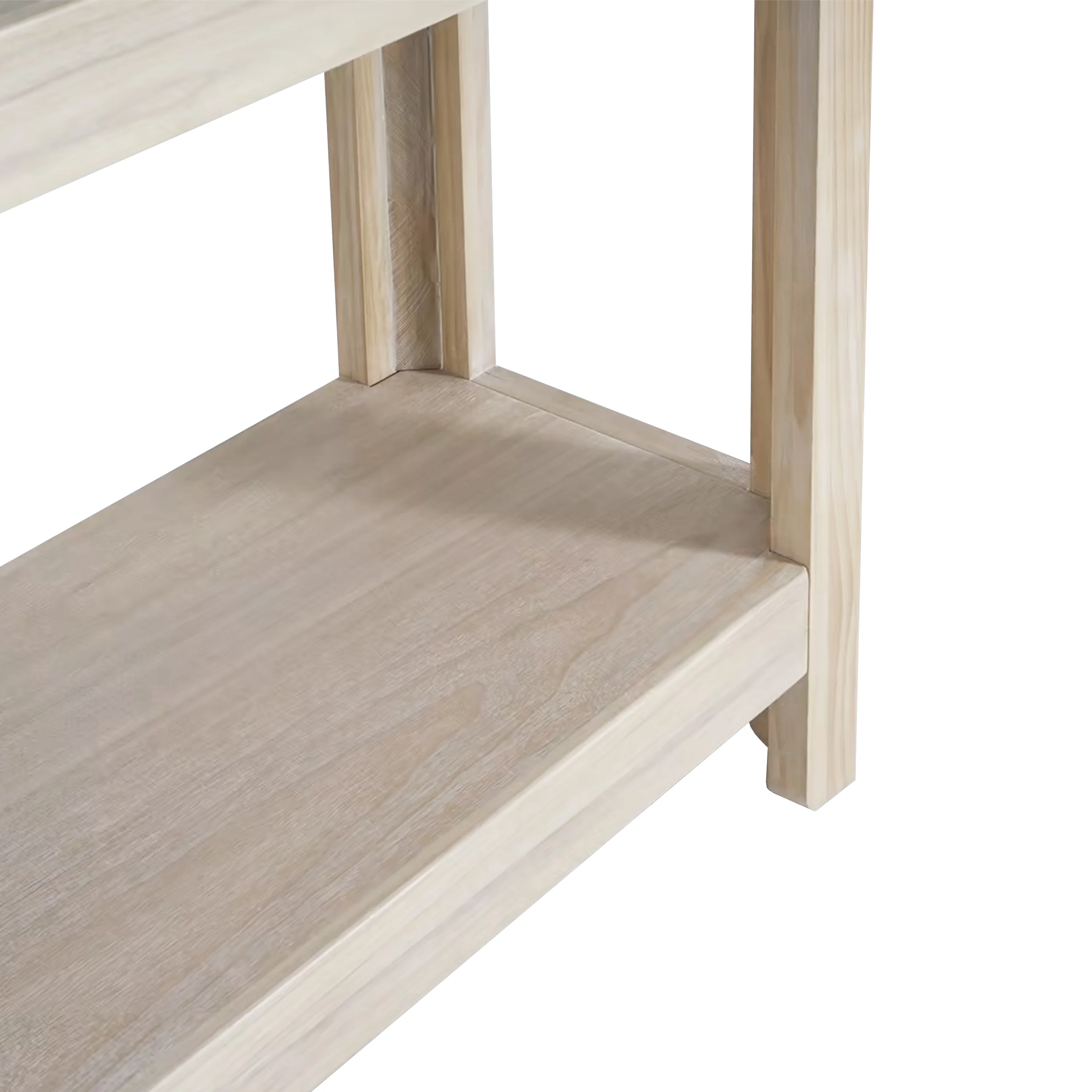 Modern Farmhouse Minimalist Rounded Console Table - Image 33