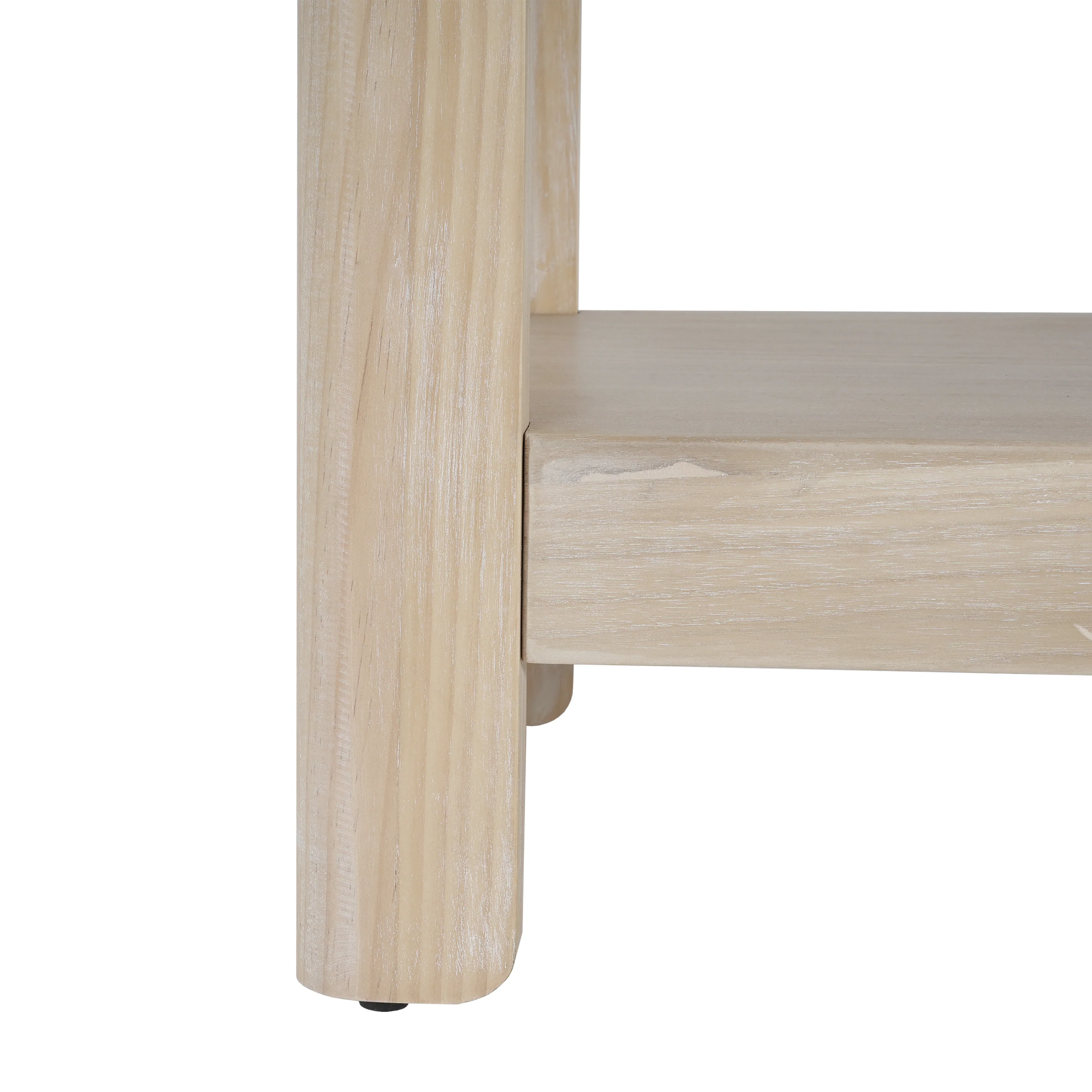 Modern Farmhouse Minimalist Rounded Console Table - Image 36