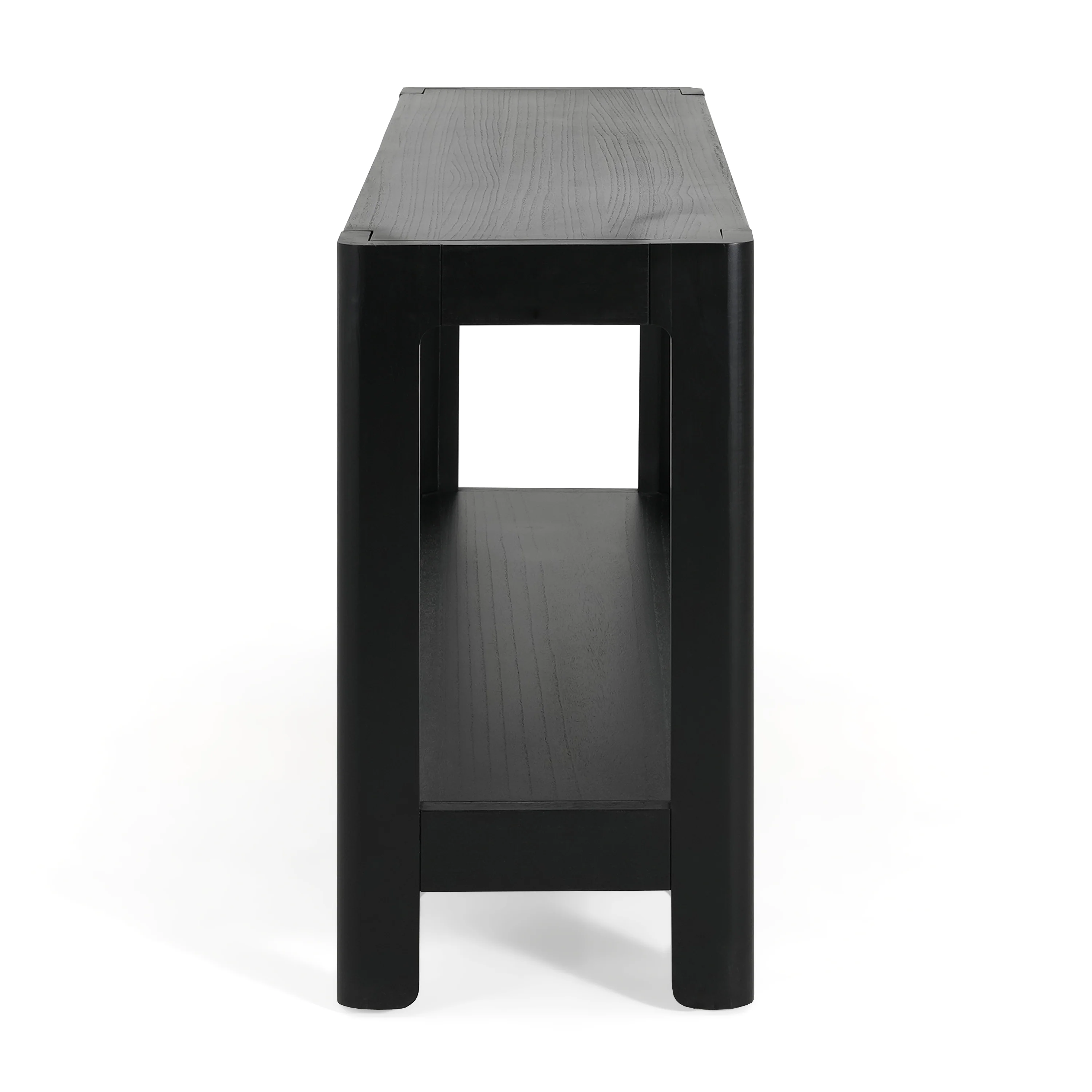 Modern Farmhouse Minimalist Rounded Console Table - Image 5