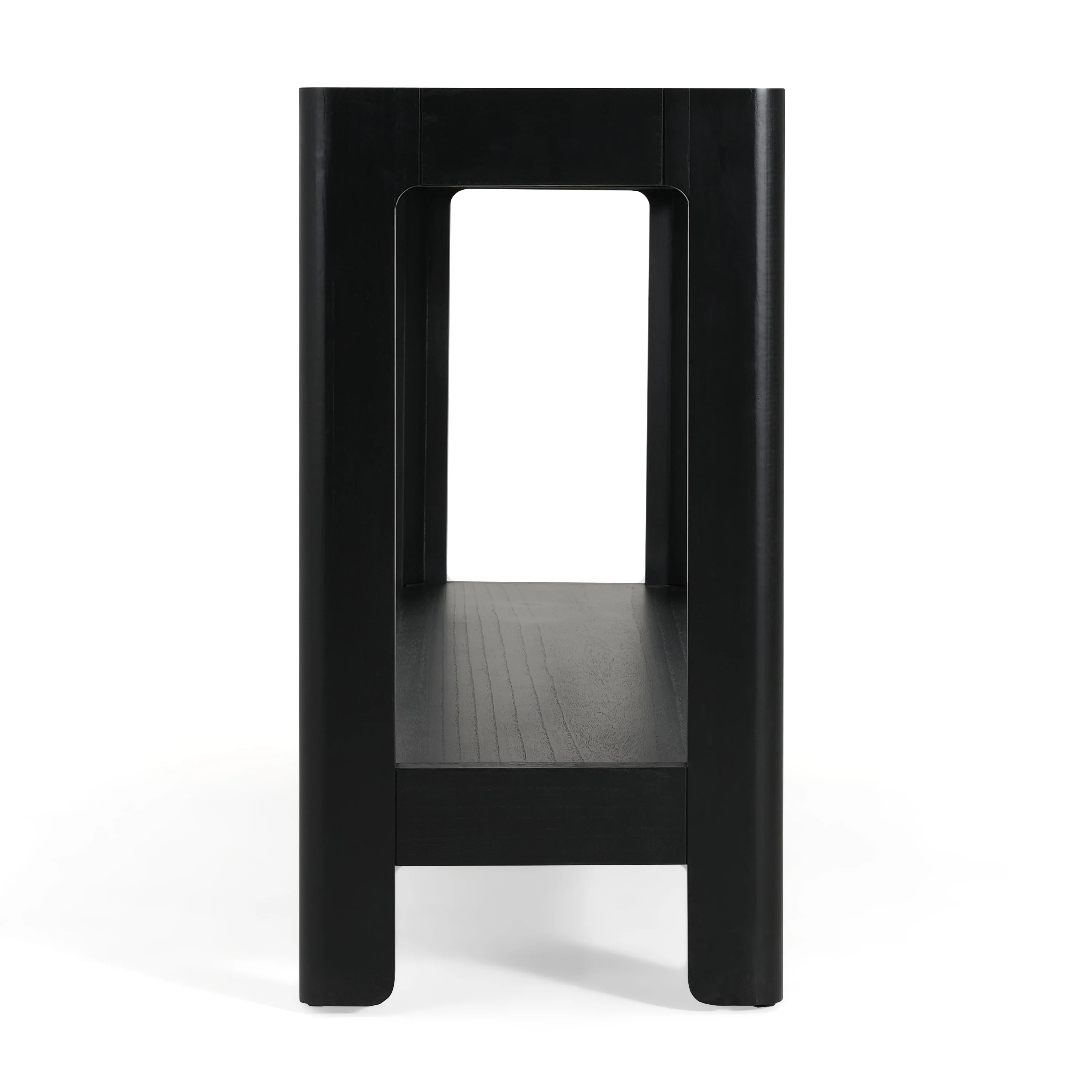 Modern Farmhouse Minimalist Rounded Console Table - Image 6
