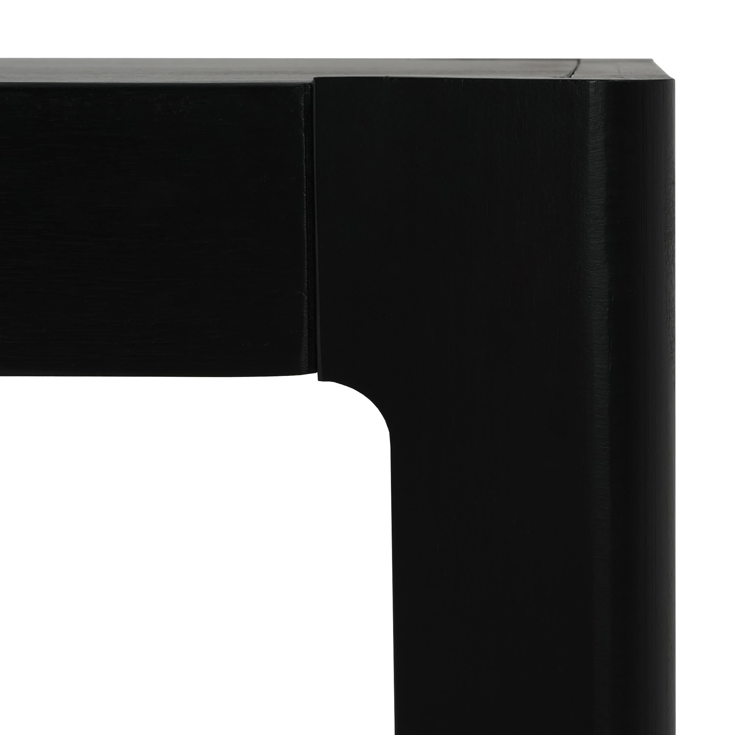 Modern Farmhouse Minimalist Rounded Console Table - Image 8