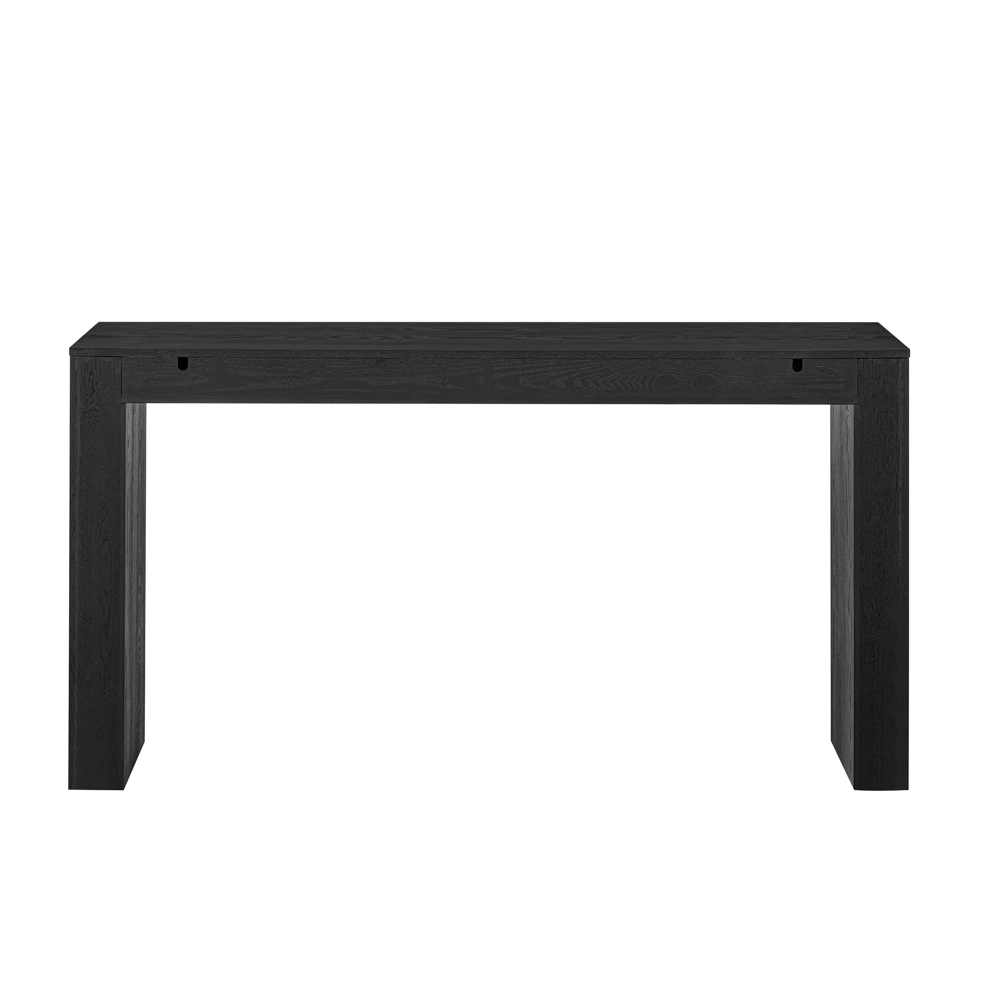 Modern Farmhouse Waterfall Console Table with 2 Concealed Drawers - Image 10