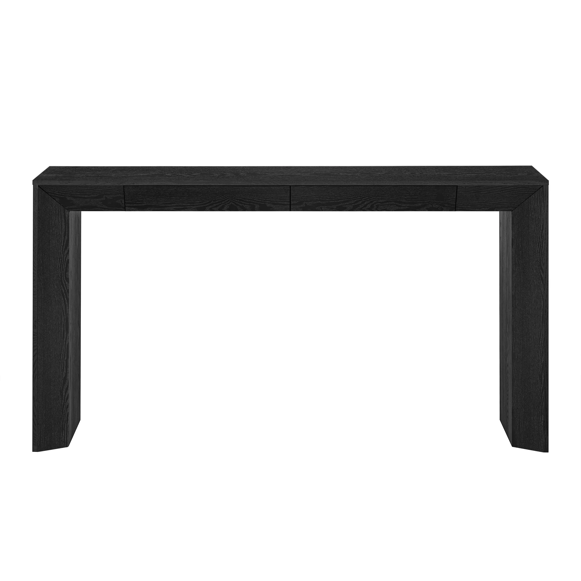 Modern Farmhouse Waterfall Console Table with 2 Concealed Drawers - Image 13