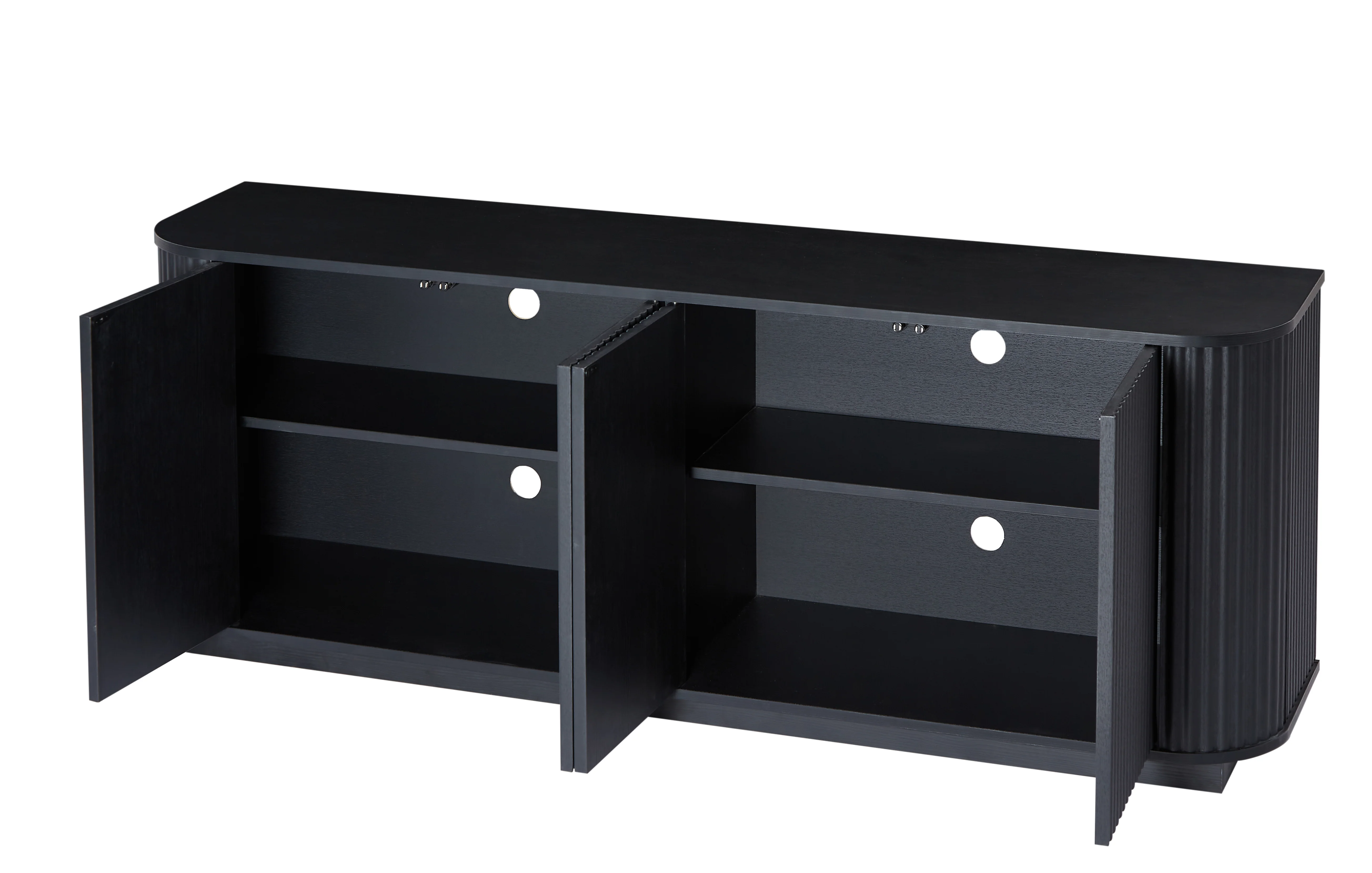 Modern Fluted Sideboard Storage Cabinet - Image 19