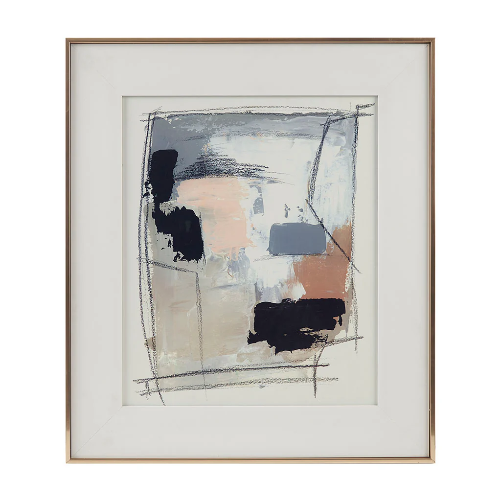 Modern Framed Glass and Gallery Matted Wall Art - Image 7