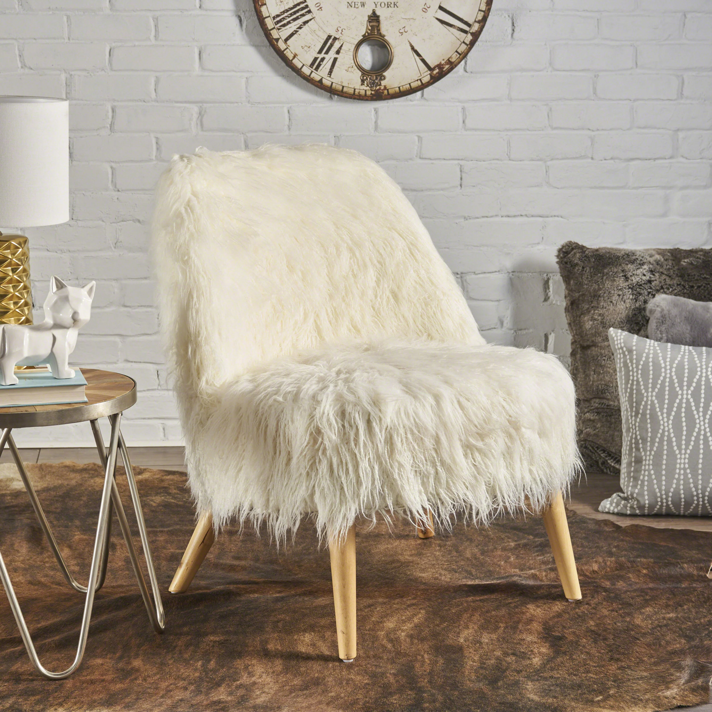 Modern Glam Accent Chair - Image 5